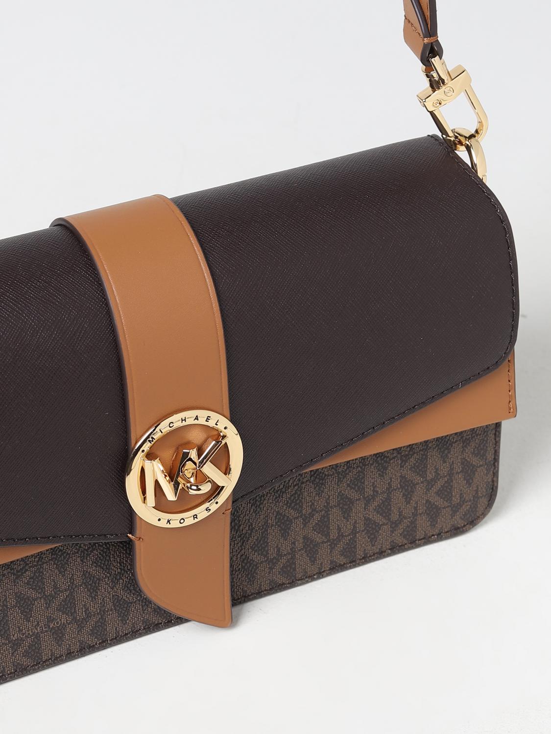 Michael Kors Greenwich bag in synthetic leather with coated MK