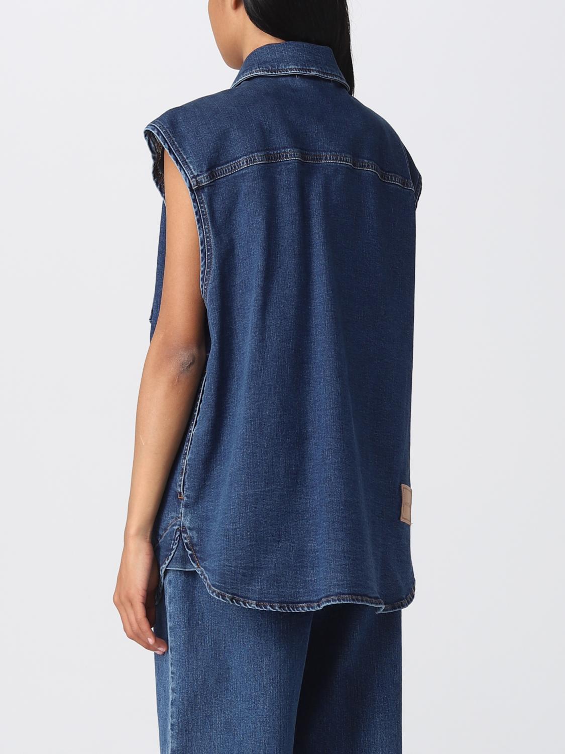 SEE BY CHLOÉ TOP: Top e bluse donna See by ChloÉ, Denim - Img 3