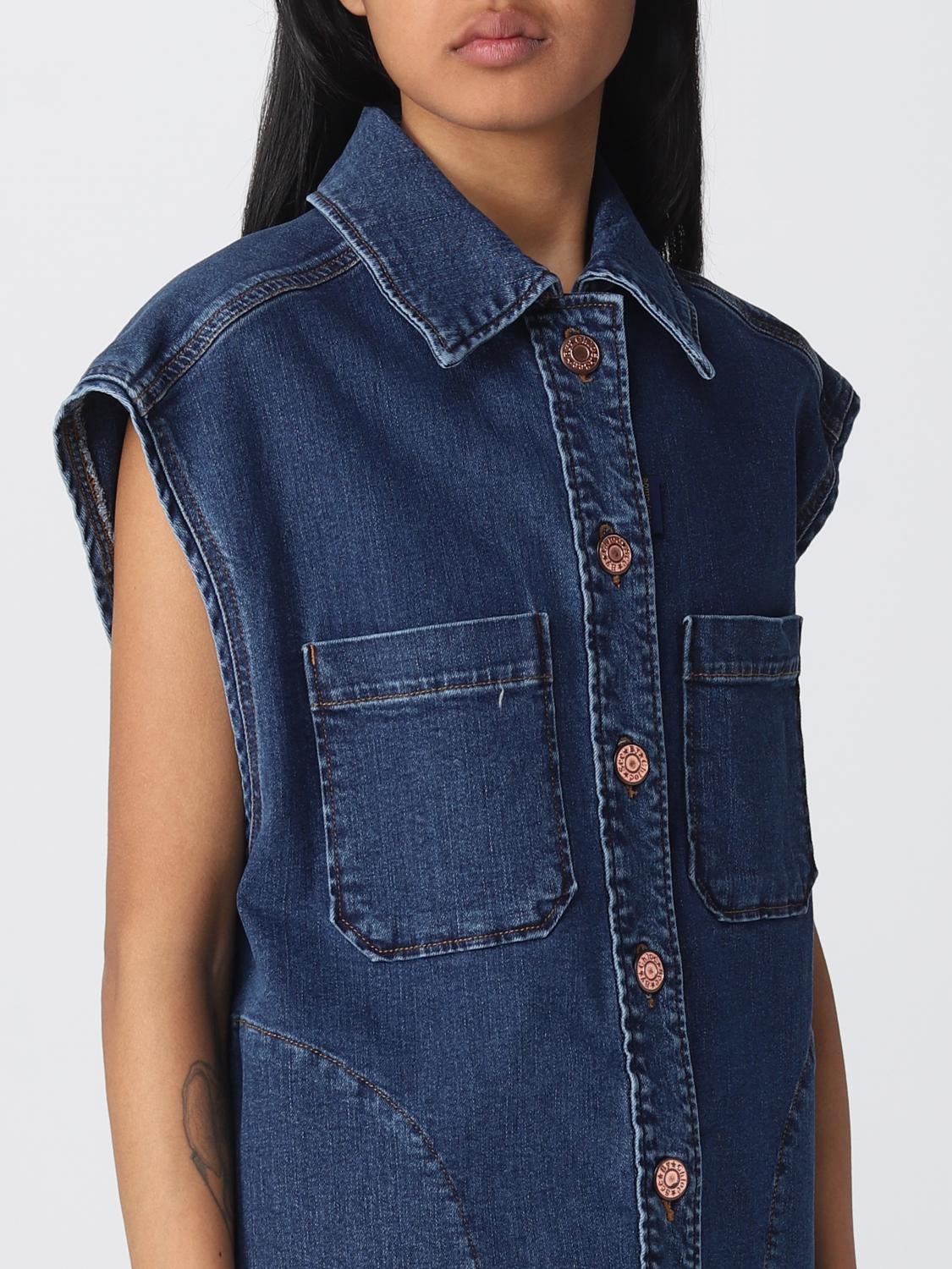 SEE BY CHLOÉ TOP: Top e bluse donna See by ChloÉ, Denim - Img 5