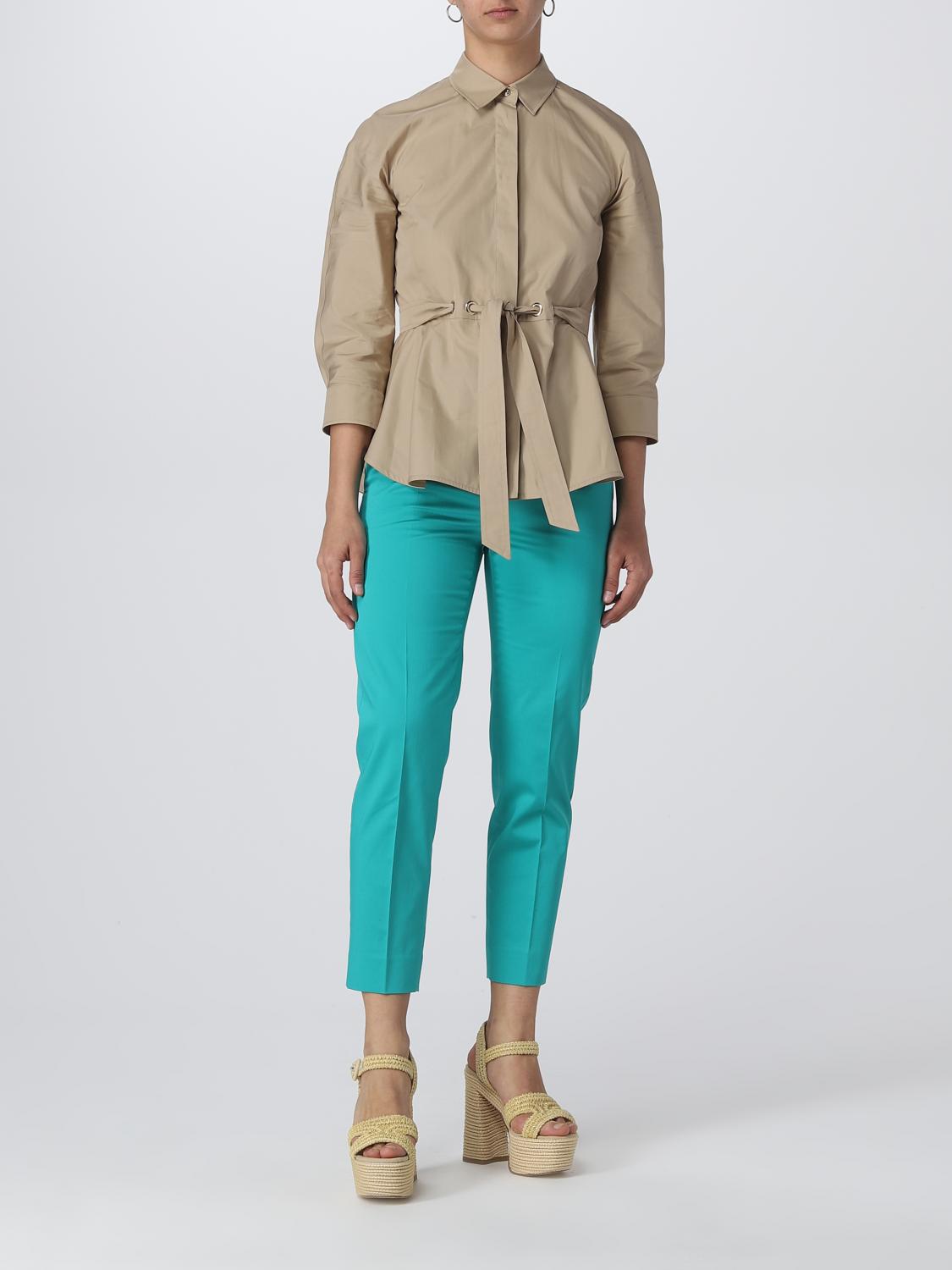 MAX MARA HEMDBLUSE: Hemdbluse damen Max Mara, Beige - Img 2