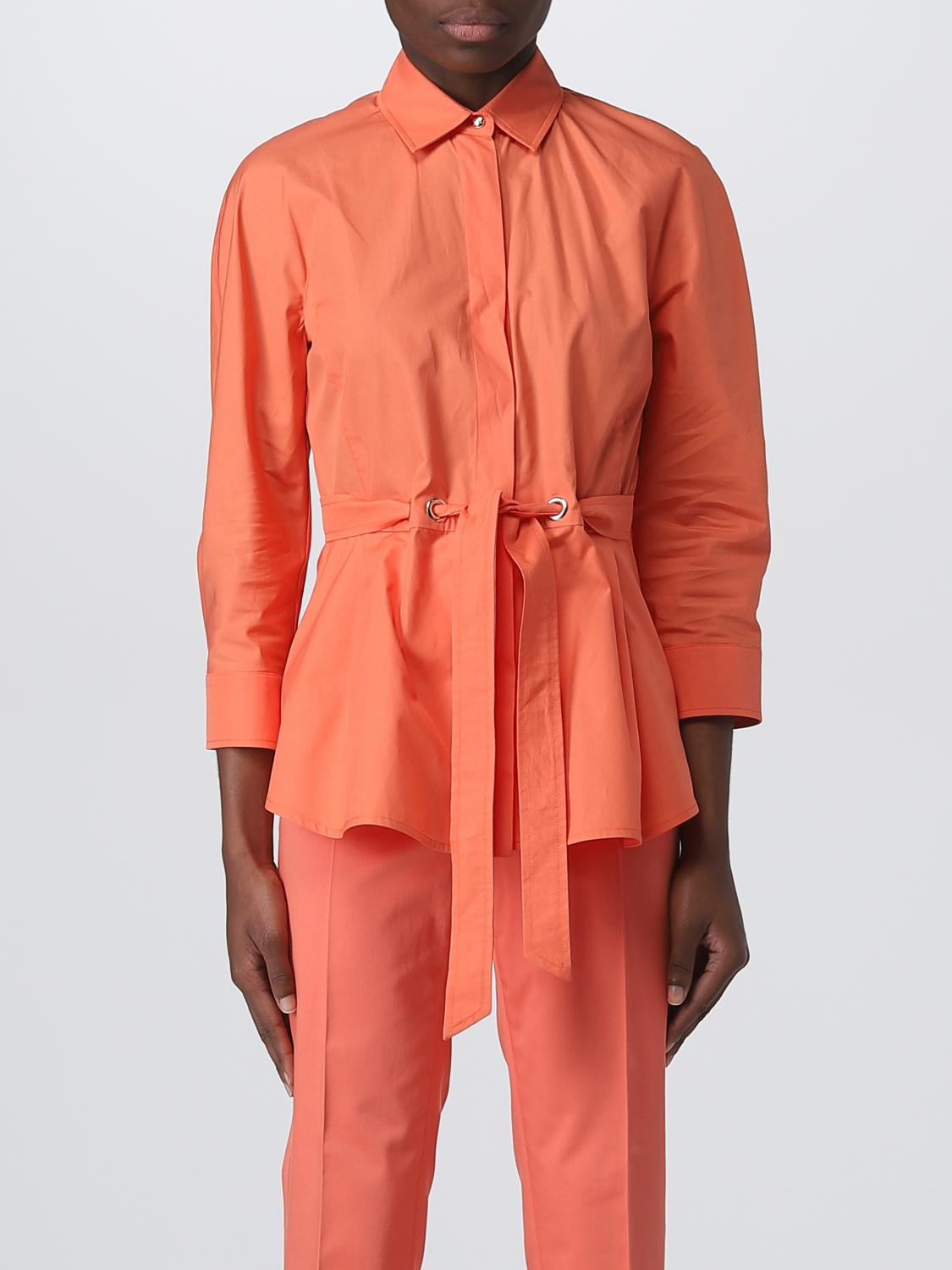 MAX MARA HEMDBLUSE: Hemdbluse damen Max Mara, Peach - Img 1