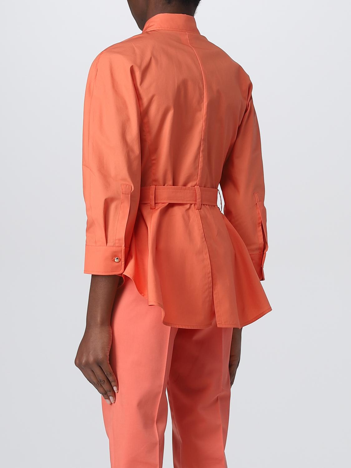 MAX MARA HEMDBLUSE: Hemdbluse damen Max Mara, Peach - Img 3