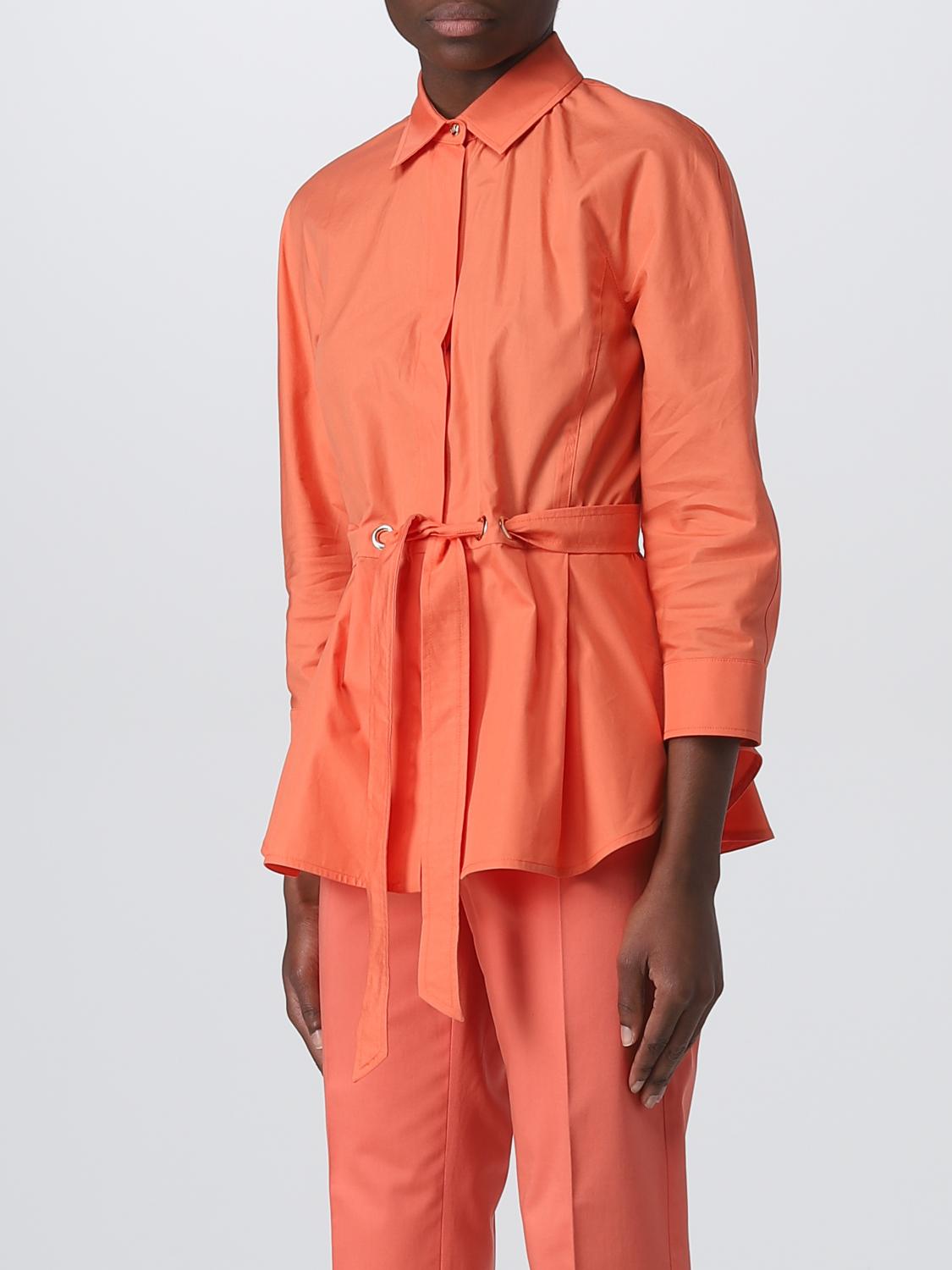 MAX MARA HEMDBLUSE: Hemdbluse damen Max Mara, Peach - Img 4