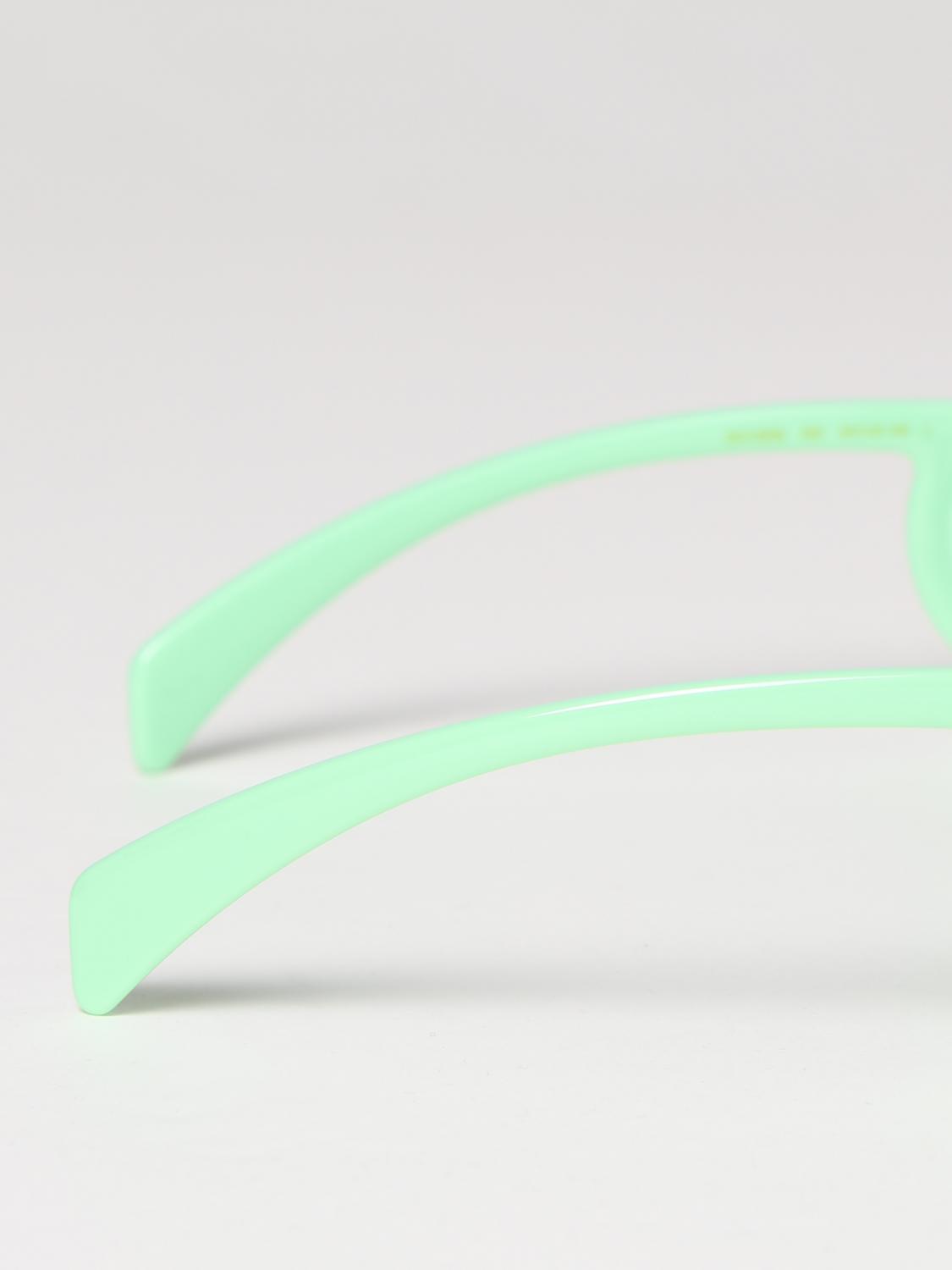 GUCCI OCCHIALI DA SOLE: Occhiali da sole Gucci in acetato, Verde - Img 3