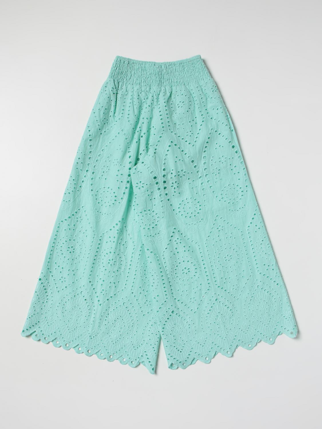 TWINSET HOSE: Hose kinder Twinset, Mint - Img 2