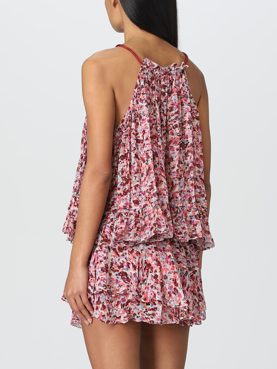 ISABEL MARANT ETOILE TOP: Top femme Isabel Marant Etoile, Framboise - Img 3