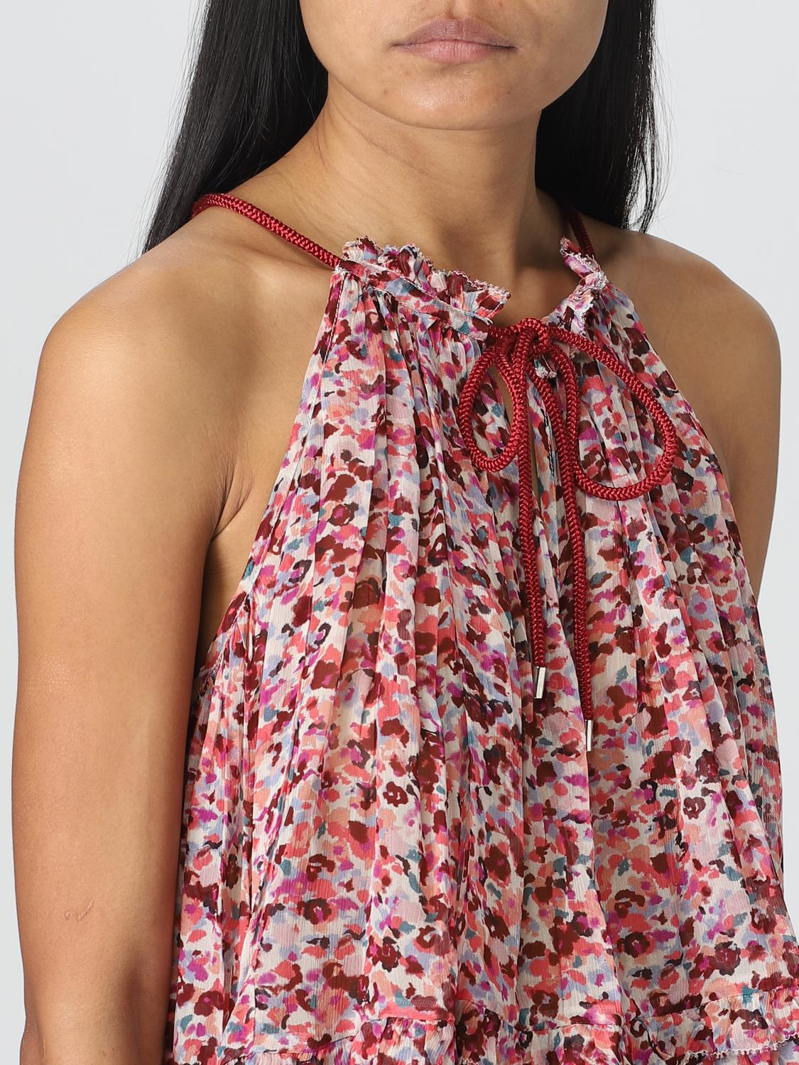 ISABEL MARANT ETOILE TOP: Top femme Isabel Marant Etoile, Framboise - Img 4