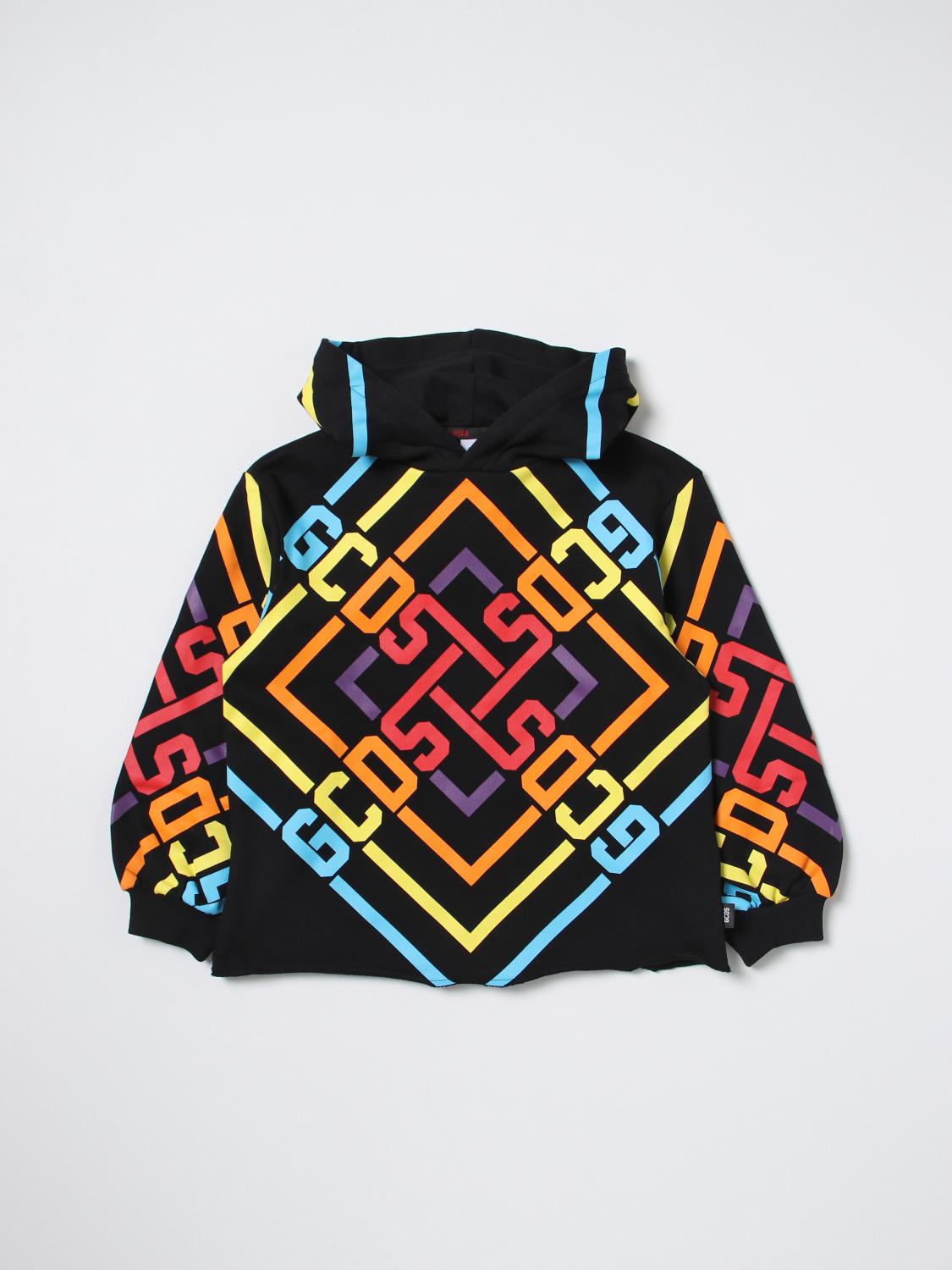 GCDS JUNIOR PULLOVER: Pullover kinder GCDS Kids, Schwarz - Img 1