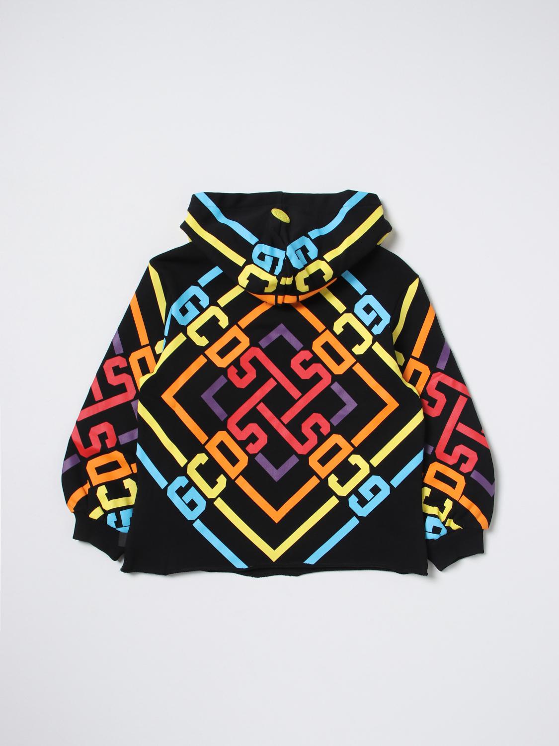 GCDS JUNIOR PULLOVER: Pullover kinder GCDS Kids, Schwarz - Img 2