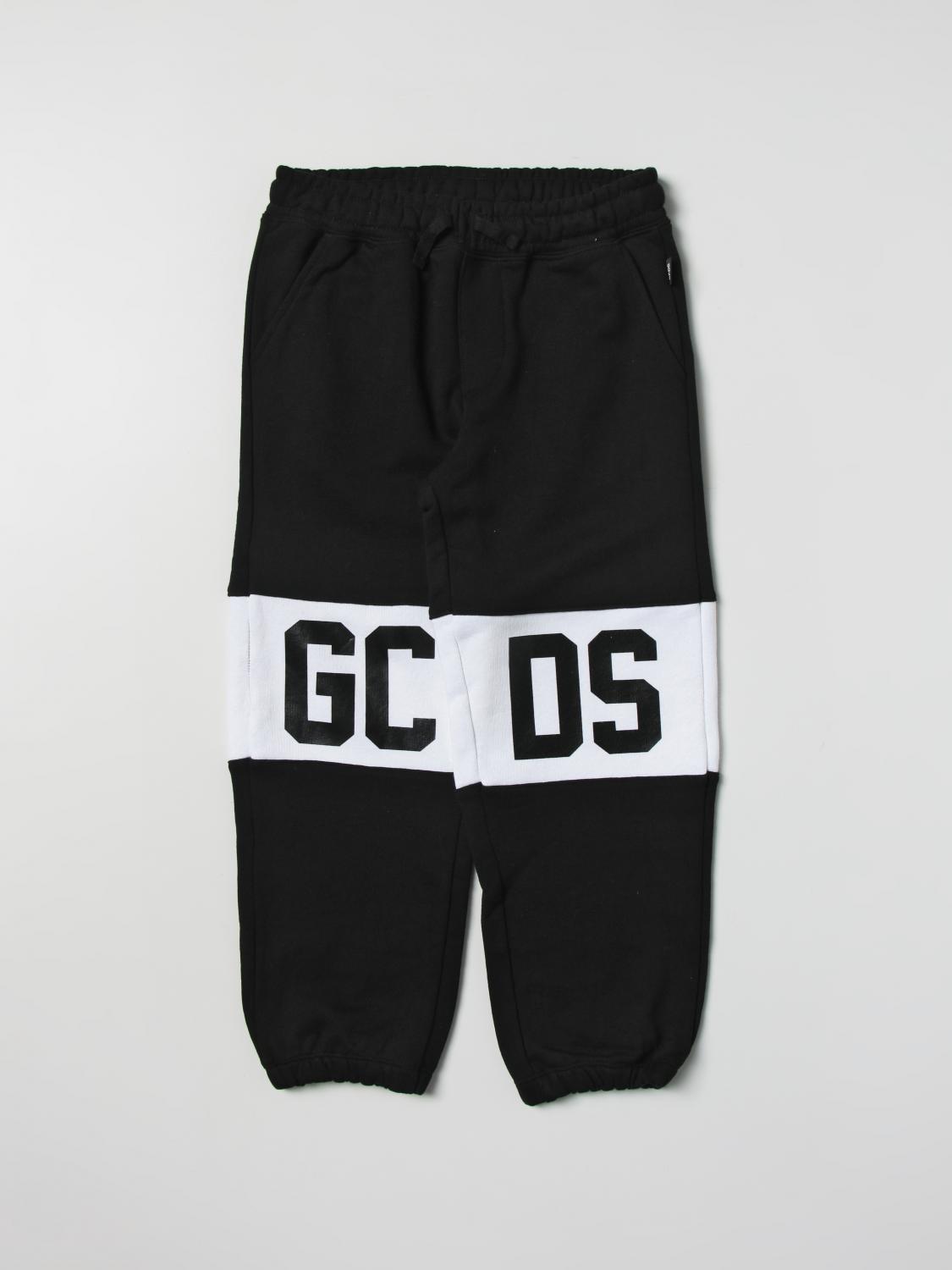GCDS JUNIOR PANTS: Pants kids GCDS Kids, Black - Img 1