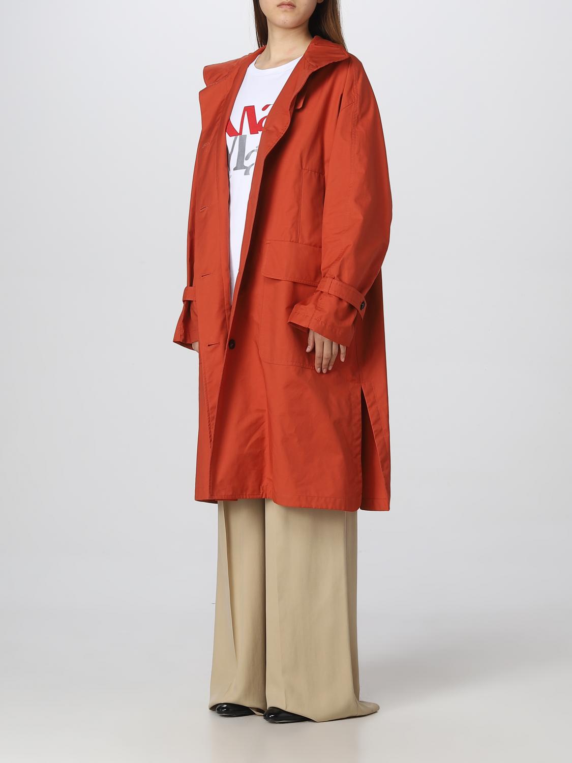 'S MAX MARA GABARDINA: Chaqueta mujer S Max Mara, Naranja - Img 4
