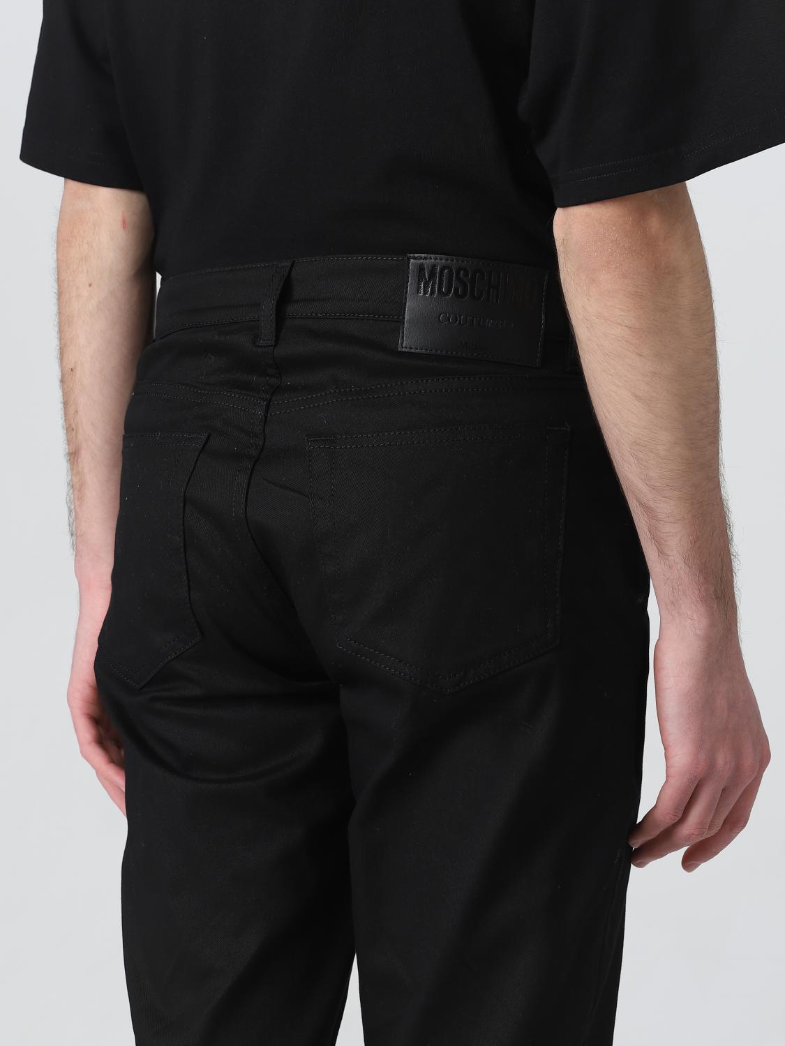 MOSCHINO COUTURE PANTS: Pants men Moschino Couture, Black - Img 3