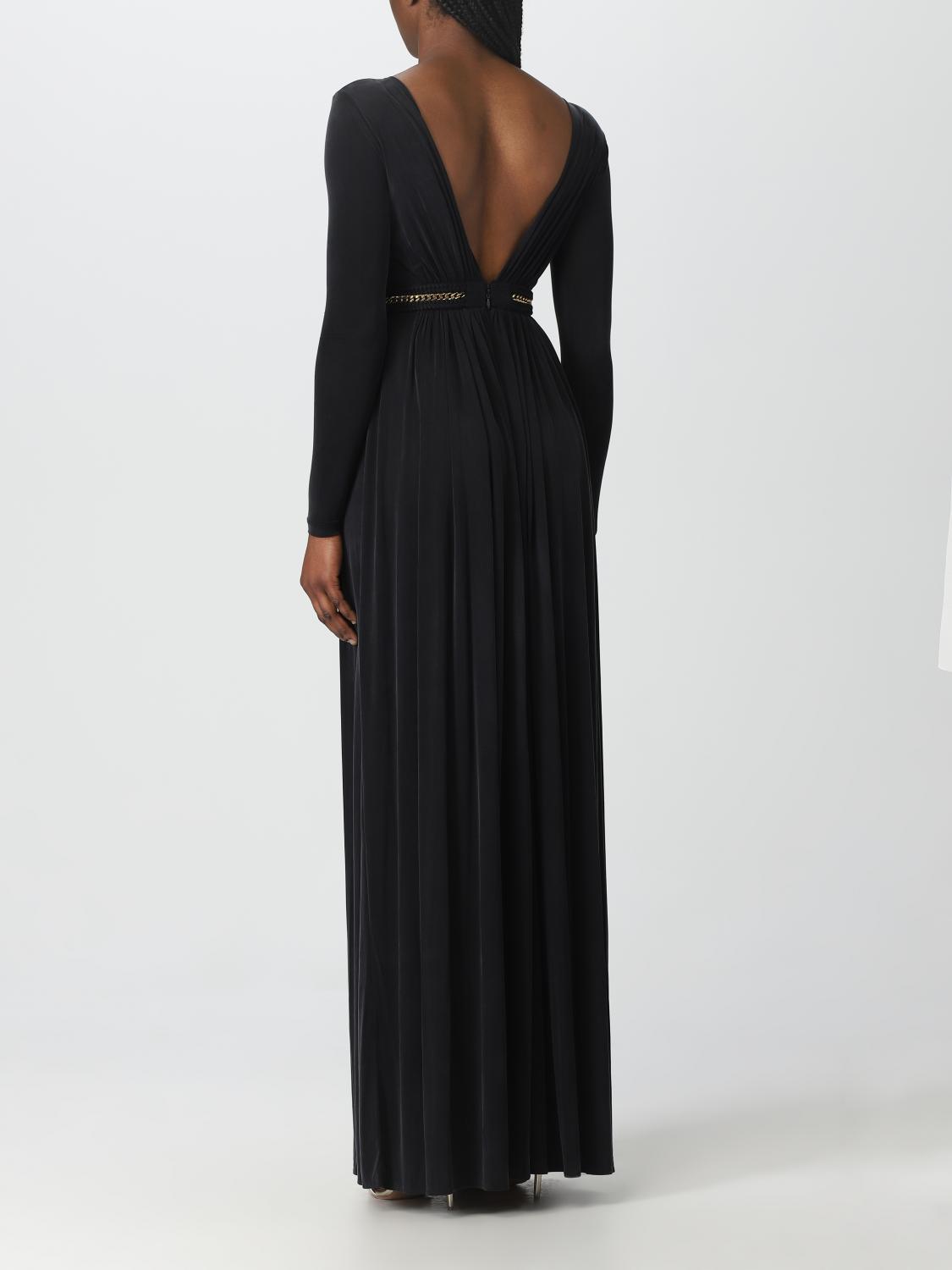 ELISABETTA FRANCHI VESTIDO: Vestido mujer Elisabetta Franchi, Negro - Img 2