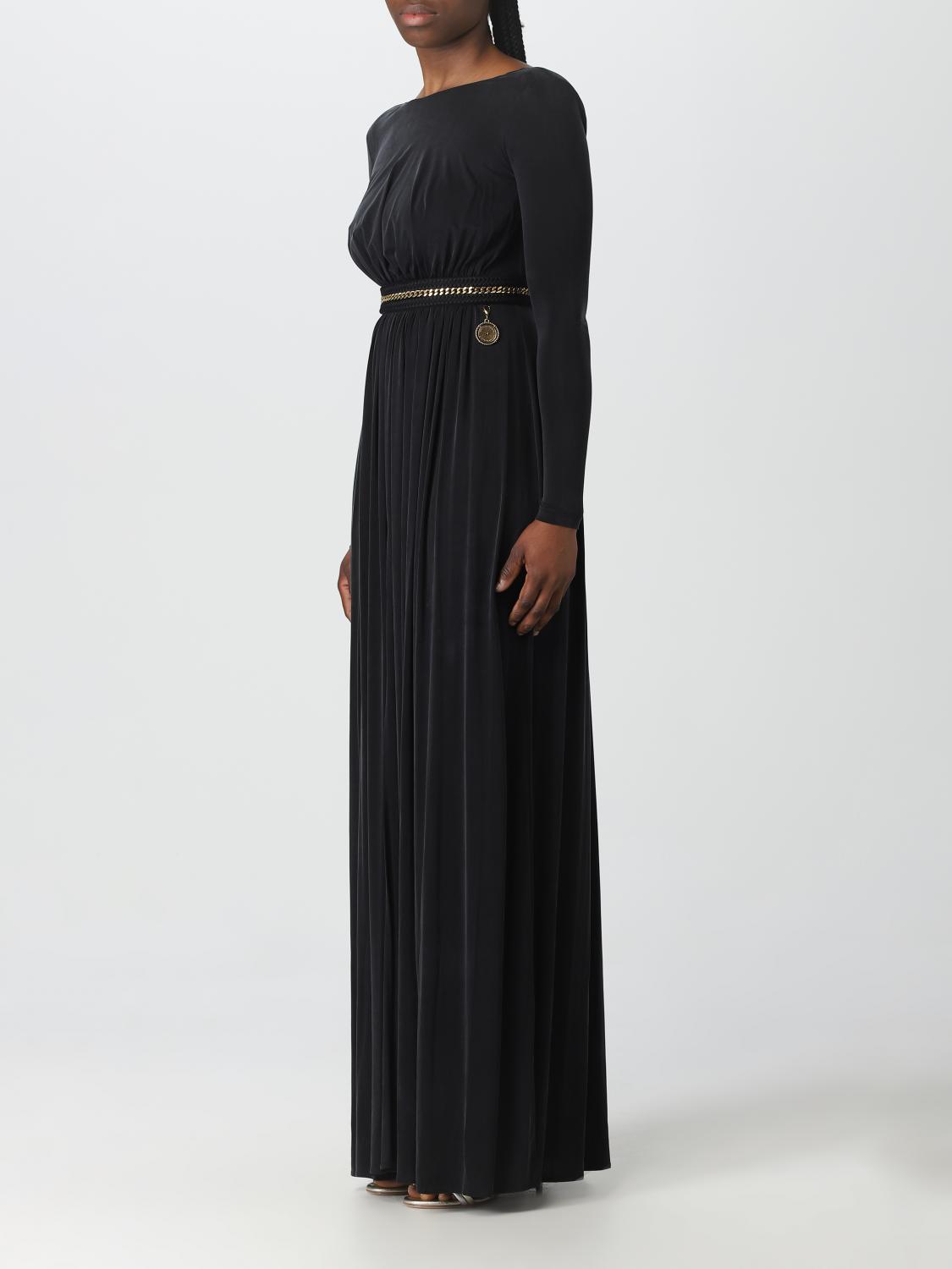 ELISABETTA FRANCHI VESTIDO: Vestido mujer Elisabetta Franchi, Negro - Img 3