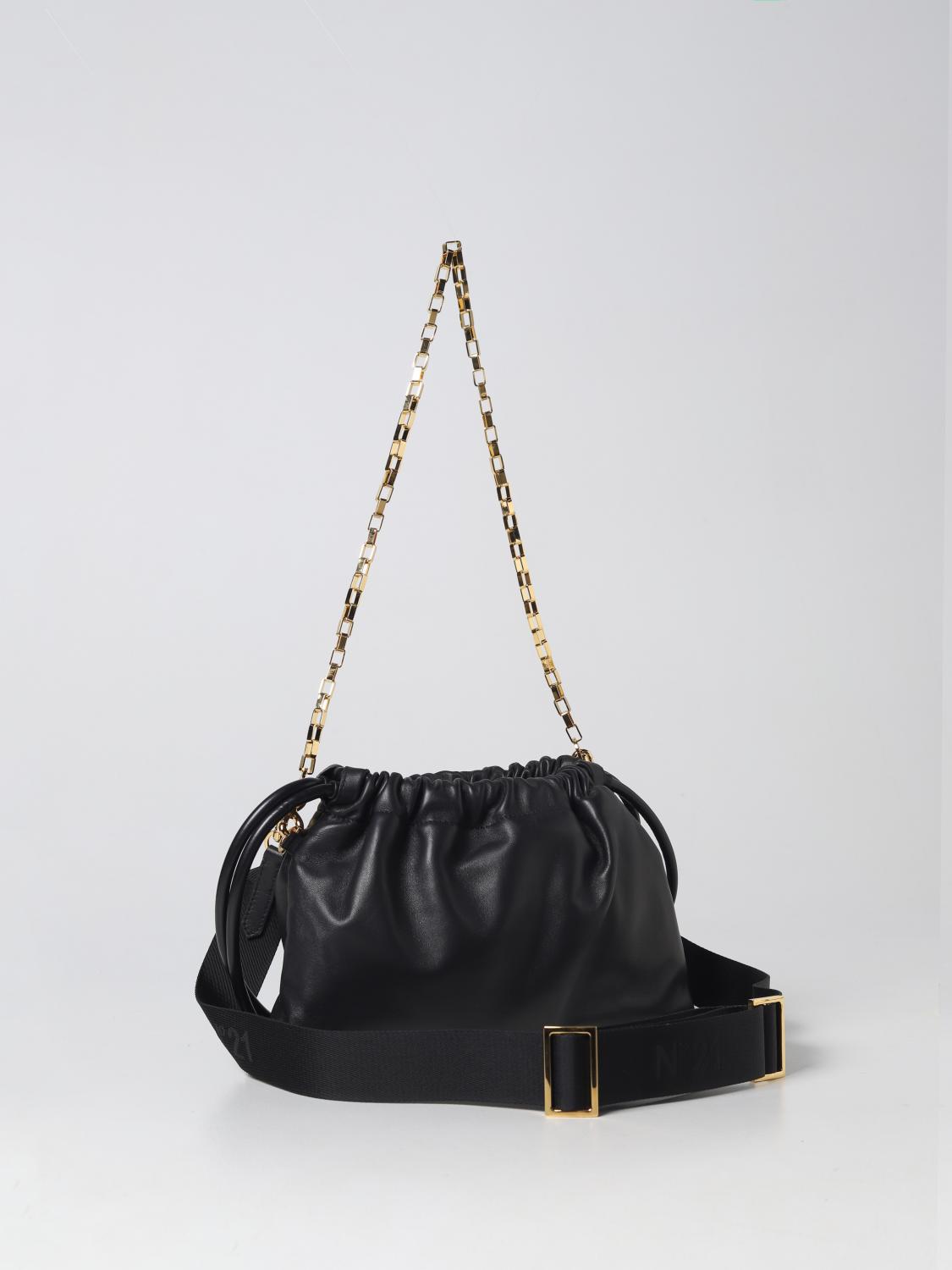 N° 21 BORSA A MANO: Borsa Eva N°21 in pelle sintetica, Nero - Img 2