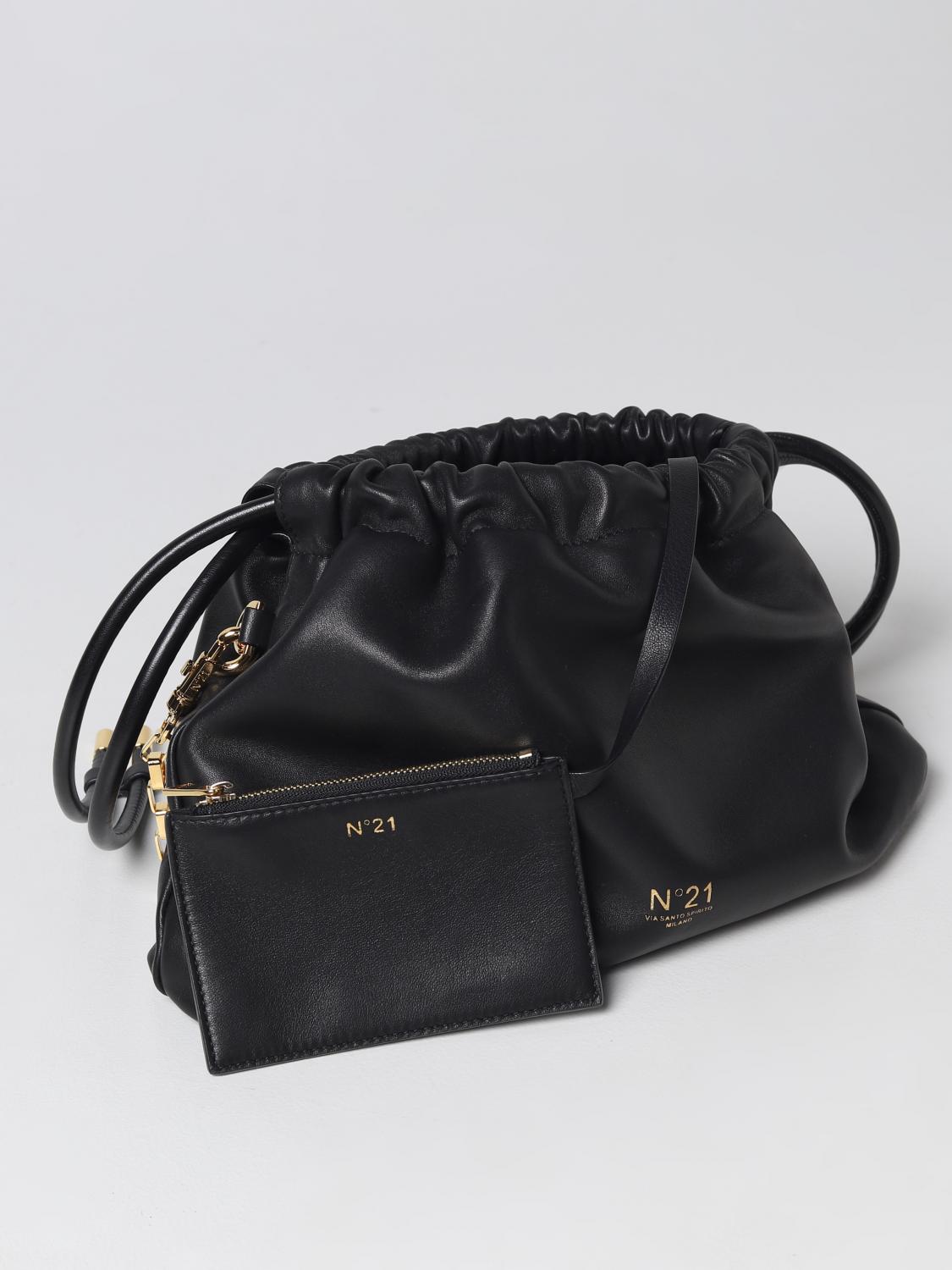 N° 21 BORSA A MANO: Borsa Eva N°21 in pelle sintetica, Nero - Img 3