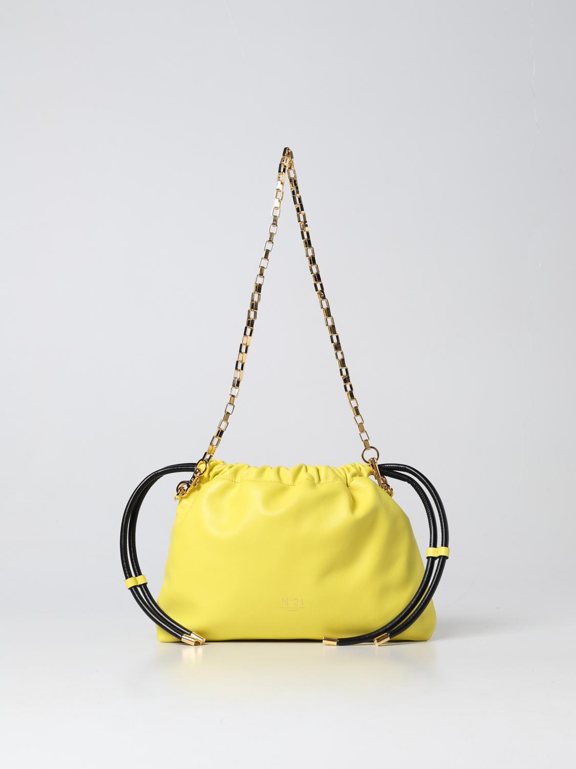N° 21 HANDTASCHE: Schultertasche damen N° 21, Gelb - Img 1