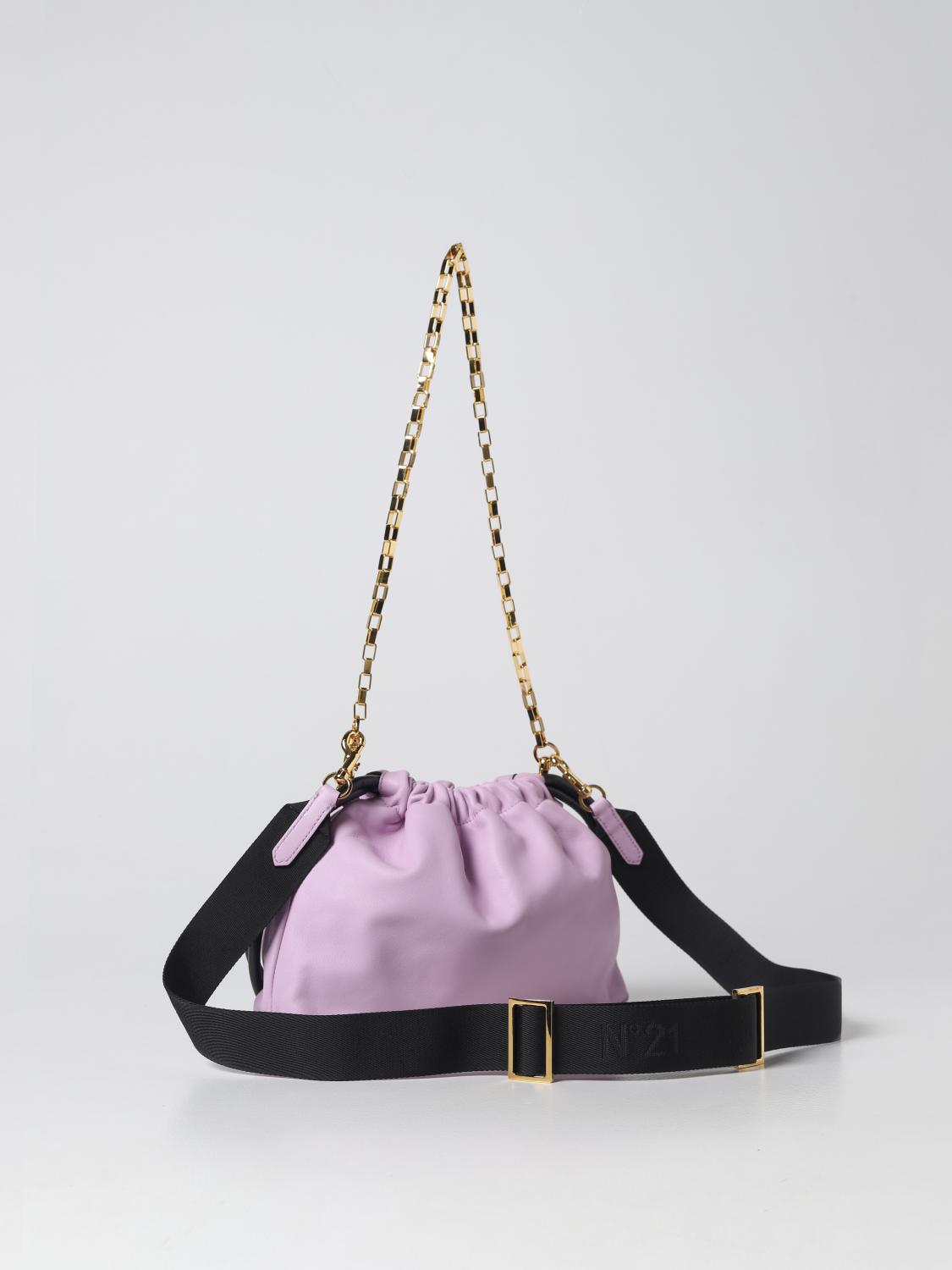 N° 21 BORSA A MANO: Borsa Eva N°21 in pelle sintetica, Glicine - Img 2