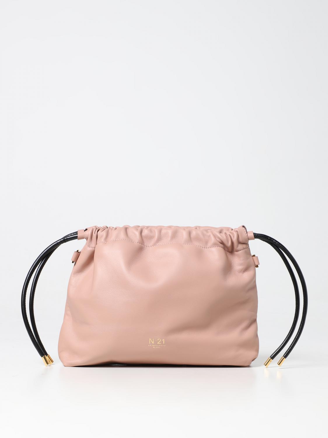 N° 21 BORSA A MANO: Borsa Eva N°21 in pelle sintetica, Nudo - Img 1