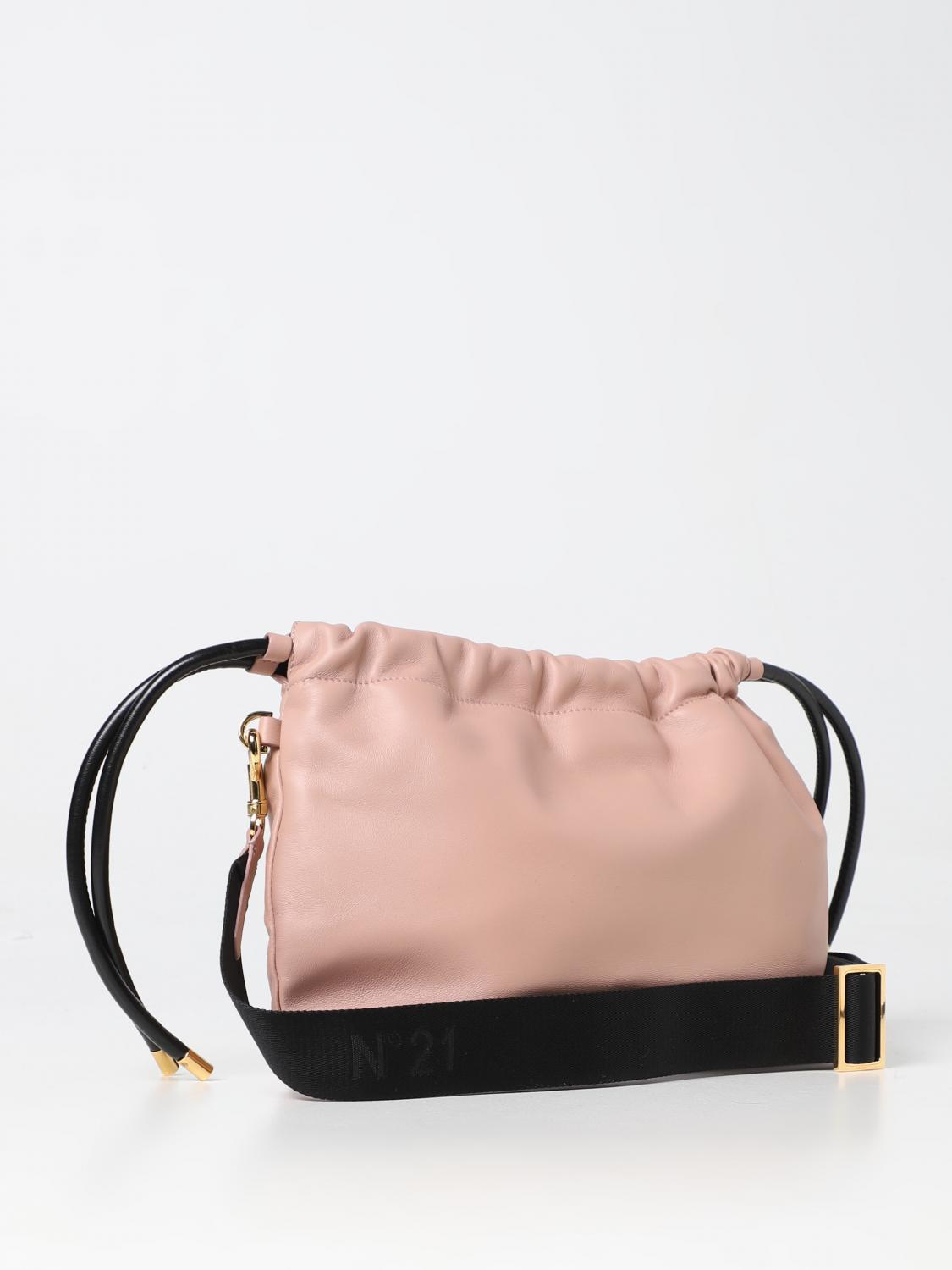 N° 21 BORSA A MANO: Borsa Eva N°21 in pelle sintetica, Nudo - Img 2