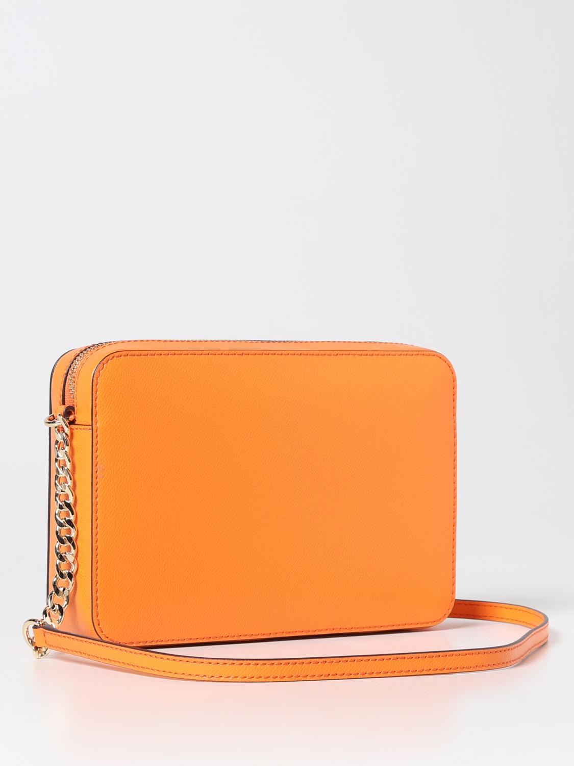 MICHAEL KORS BORSA A TRACOLLA: Borsa Jet-Set Michael Kors in pelle a grana, Albicocca - Img 2