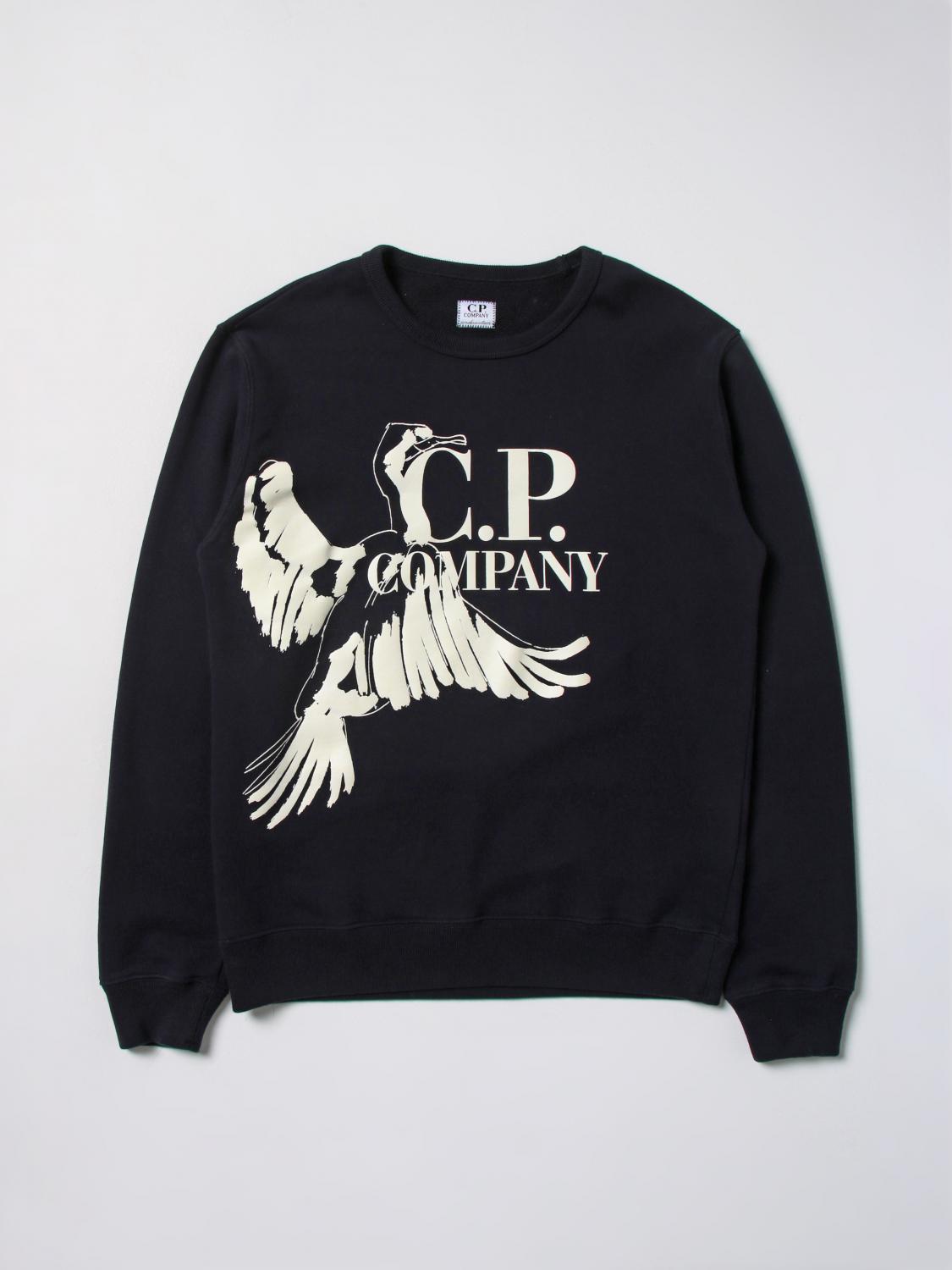 C.P. COMPANY PULL: Pull enfant C.P. Company, Bleu Marine - Img 1