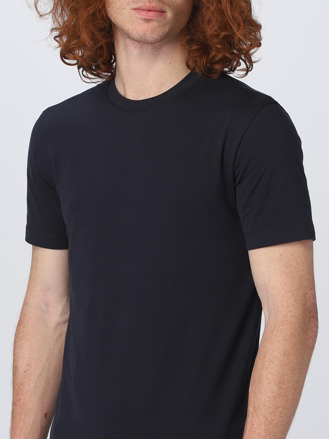 MALO: T-shirt men - Blue | Malo t-shirt UJA032J3U26 online