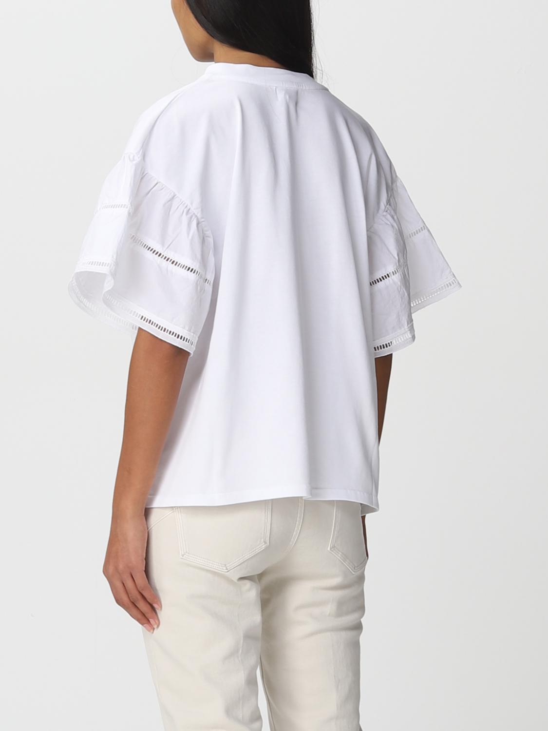 WOOLRICH CAMISETA: Camiseta mujer Woolrich, Blanco - Img 2