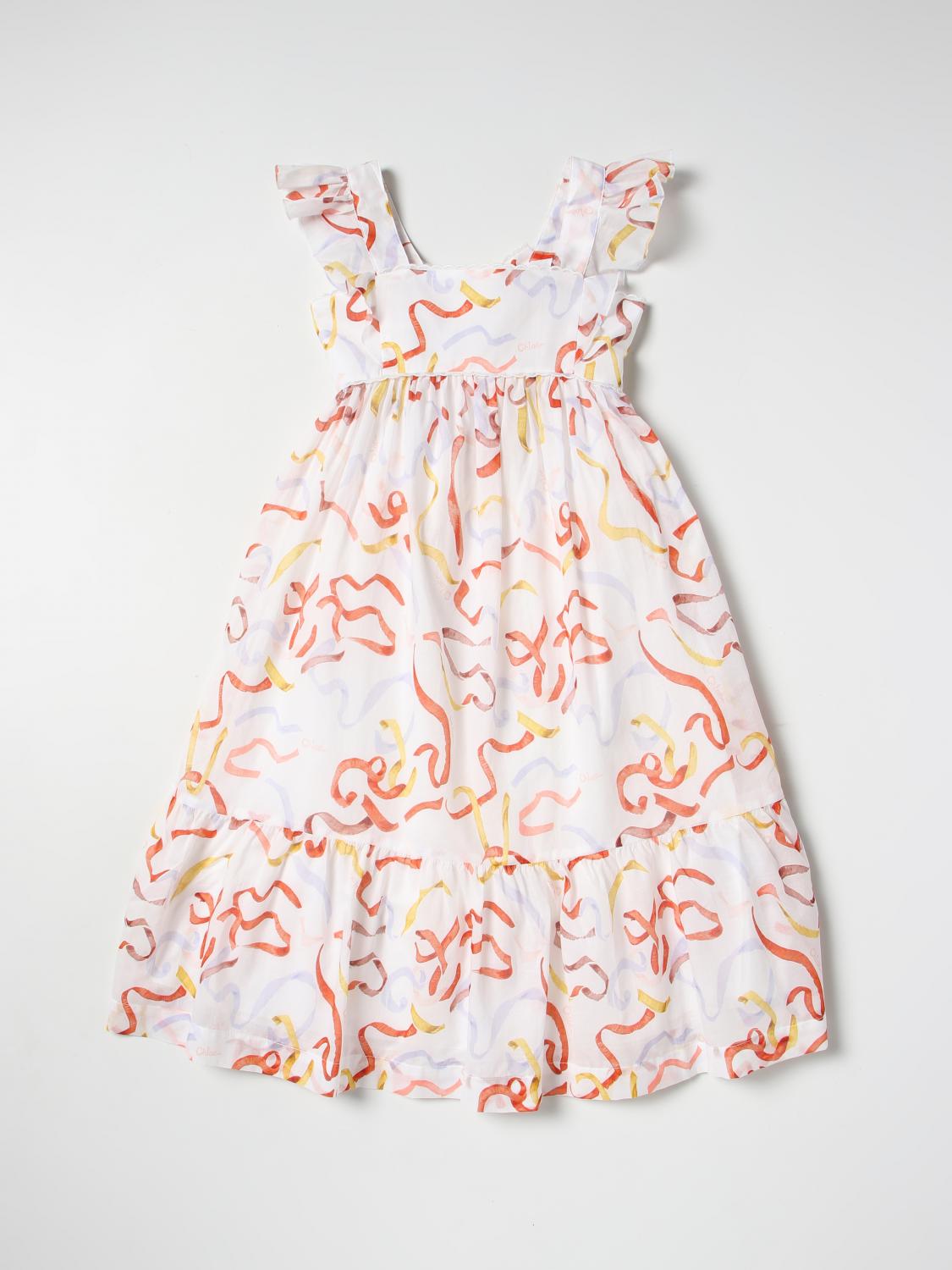 CHLOÉ VESTIDO: Vestido niños ChloÉ, Blanco - Img 1