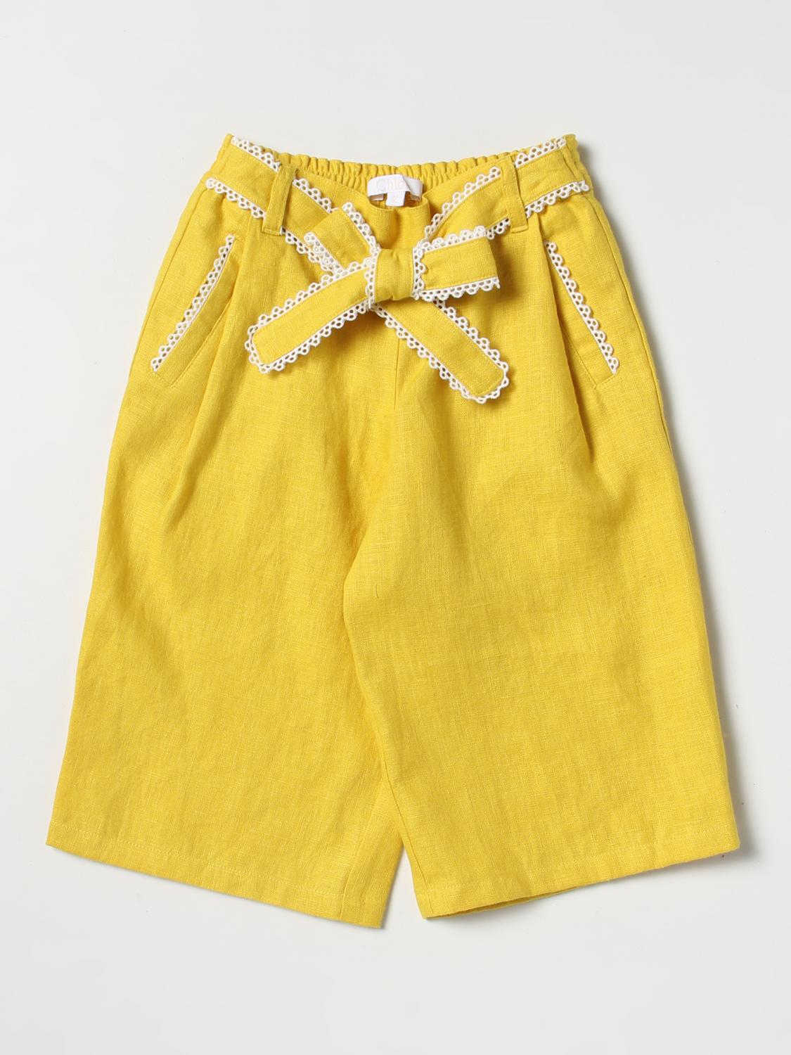 CHLOÉ PANTALONES: Pantalón niños ChloÉ, Amarillo - Img 1