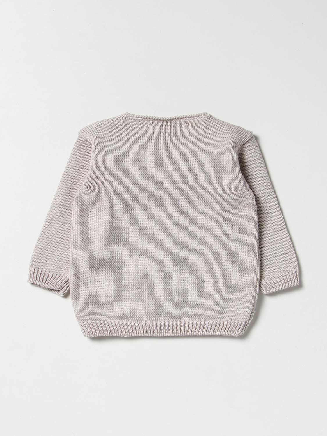 LITTLE BEAR SWEATER: Blanket set kids Little Bear, Dove Grey - Img 2
