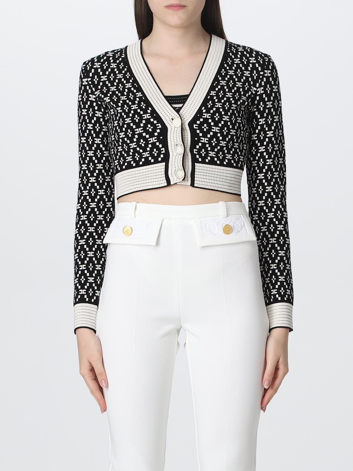 ELISABETTA FRANCHI CÁRDIGAN: Jersey mujer Elisabetta Franchi, Negro - Img 1