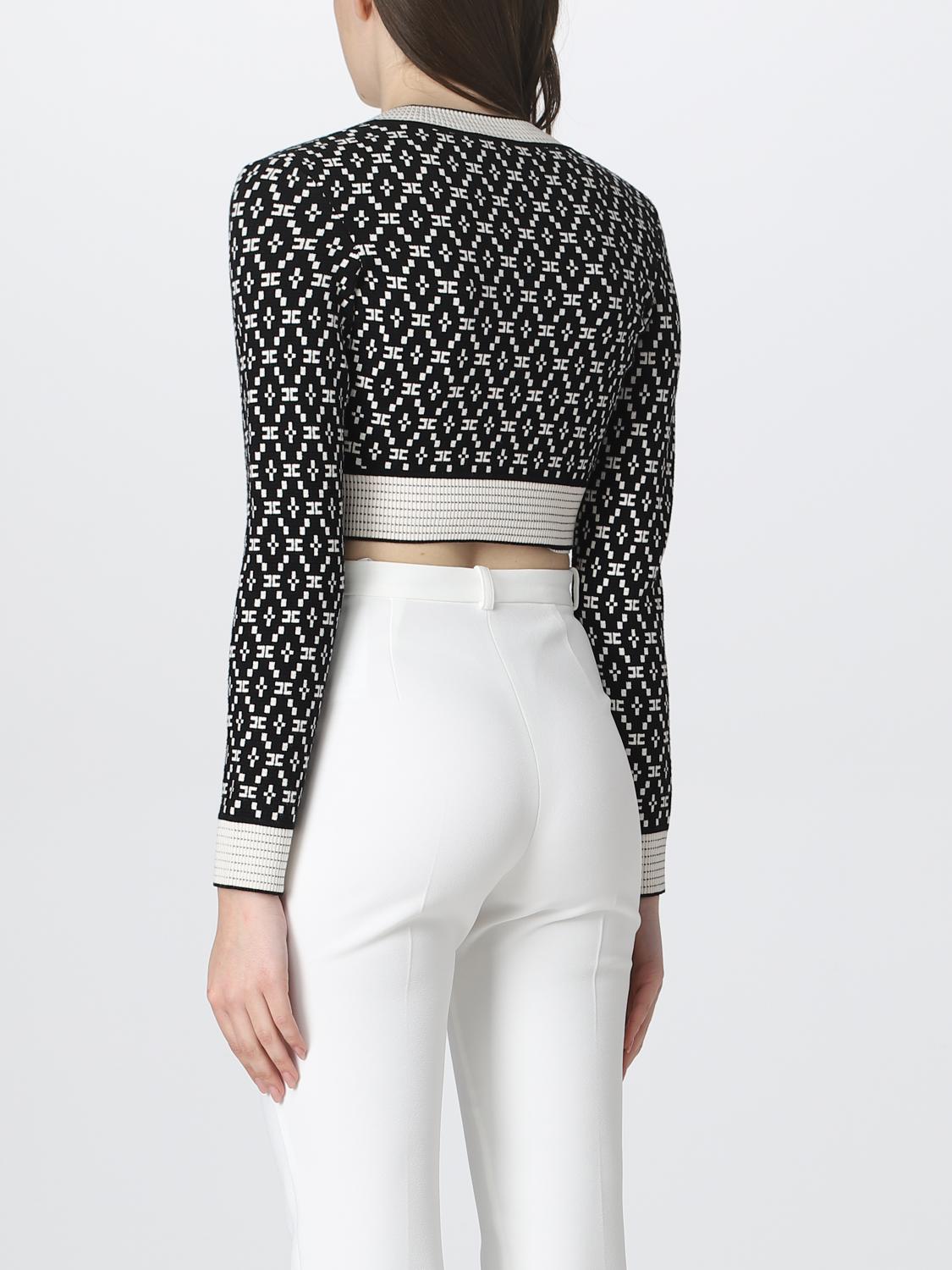 ELISABETTA FRANCHI CÁRDIGAN: Jersey mujer Elisabetta Franchi, Negro - Img 2