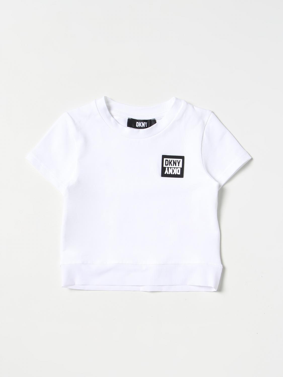 DKNY CAMISETA: Camisetas niños Dkny, Blanco - Img 1