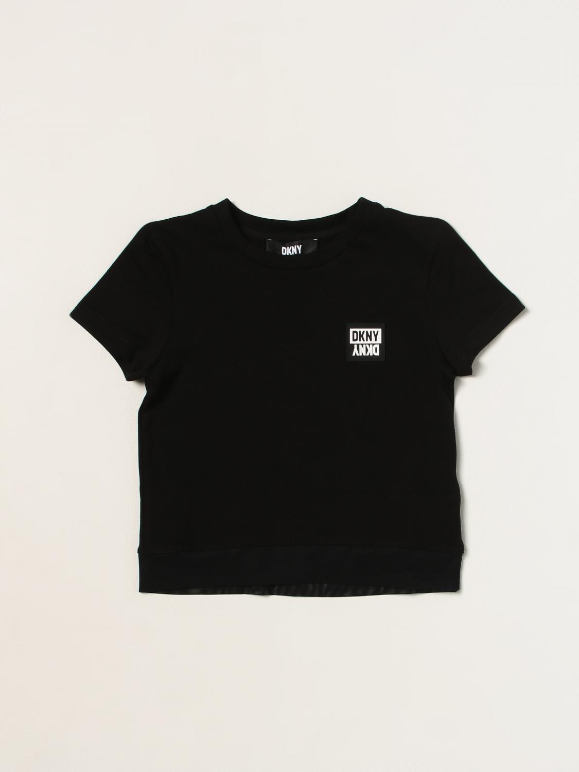 DKNY T-SHIRT: T-shirt kinder Dkny, Schwarz - Img 1