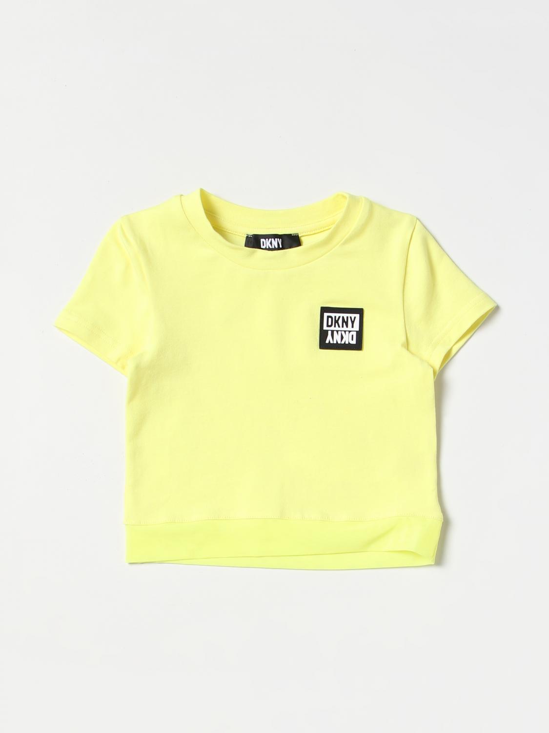 DKNY CAMISETA: Camisetas niños Dkny, Amarillo - Img 1
