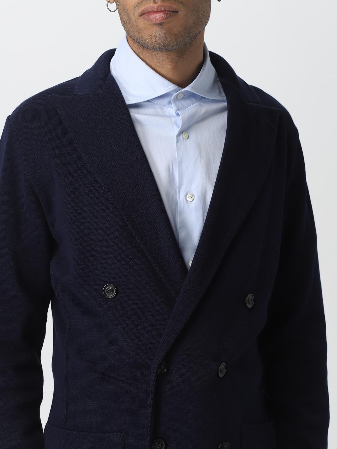 LARDINI BLAZER: Jacket men Lardini, Blue - Img 4