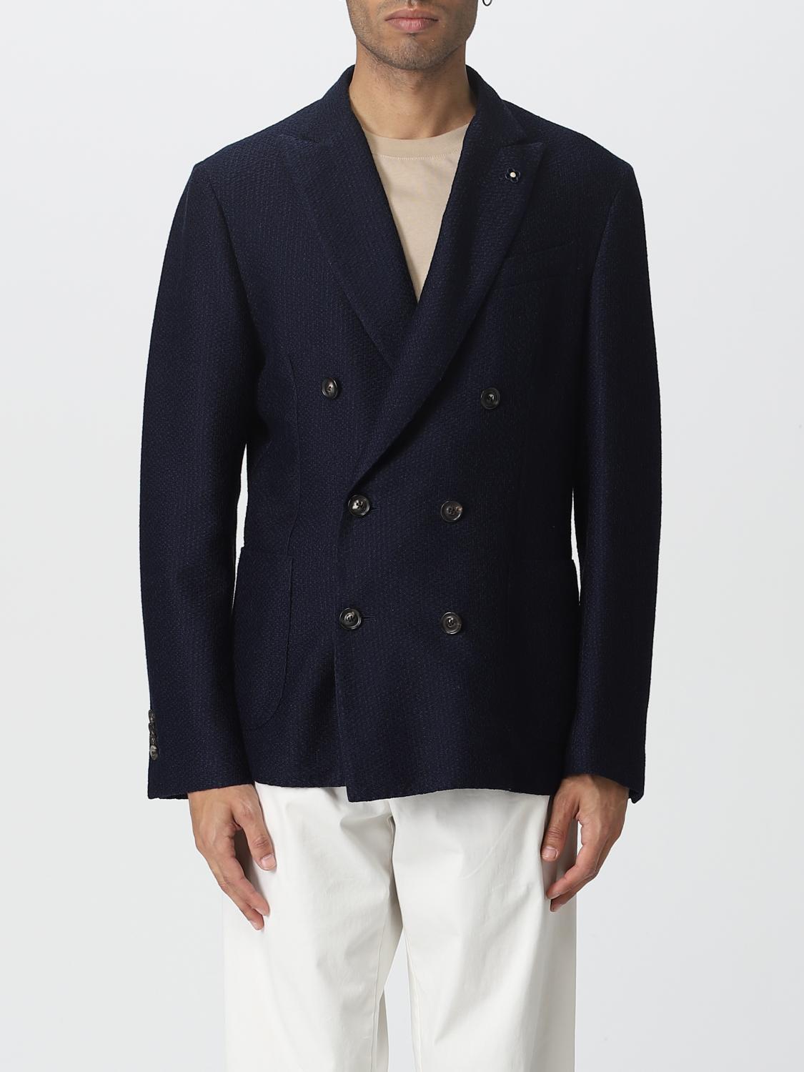 LARDINI БЛЕЙЗЕР: Куртка Мужское Lardini, Синий - Img 1