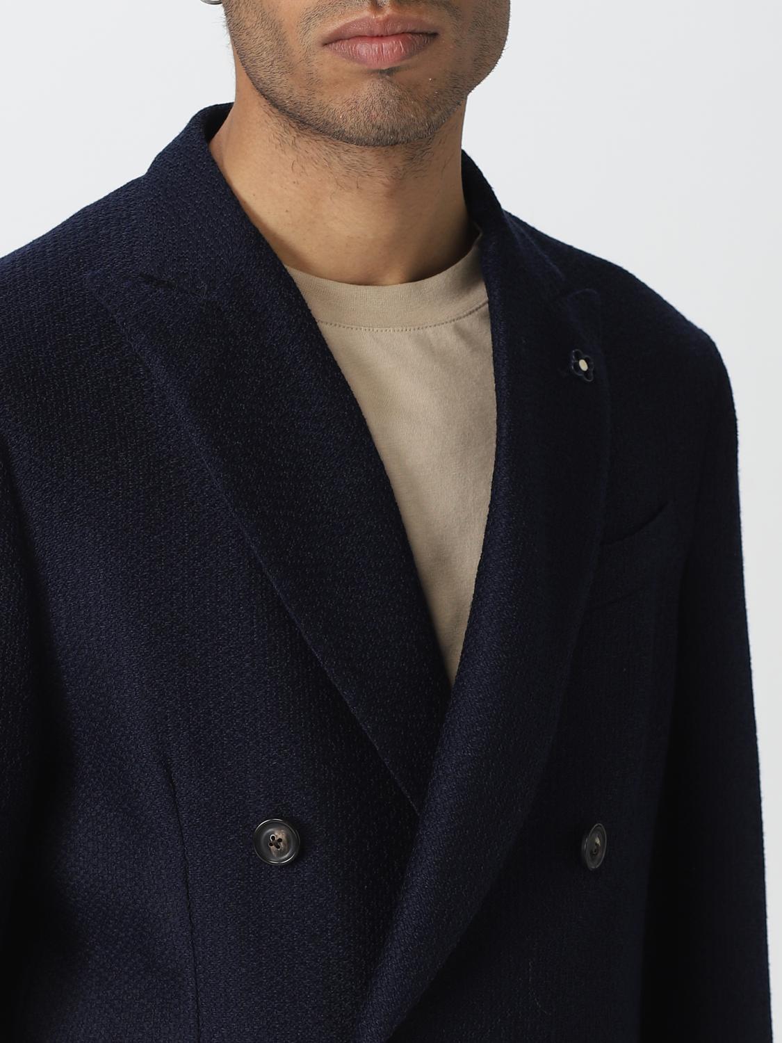 LARDINI БЛЕЙЗЕР: Куртка Мужское Lardini, Синий - Img 4