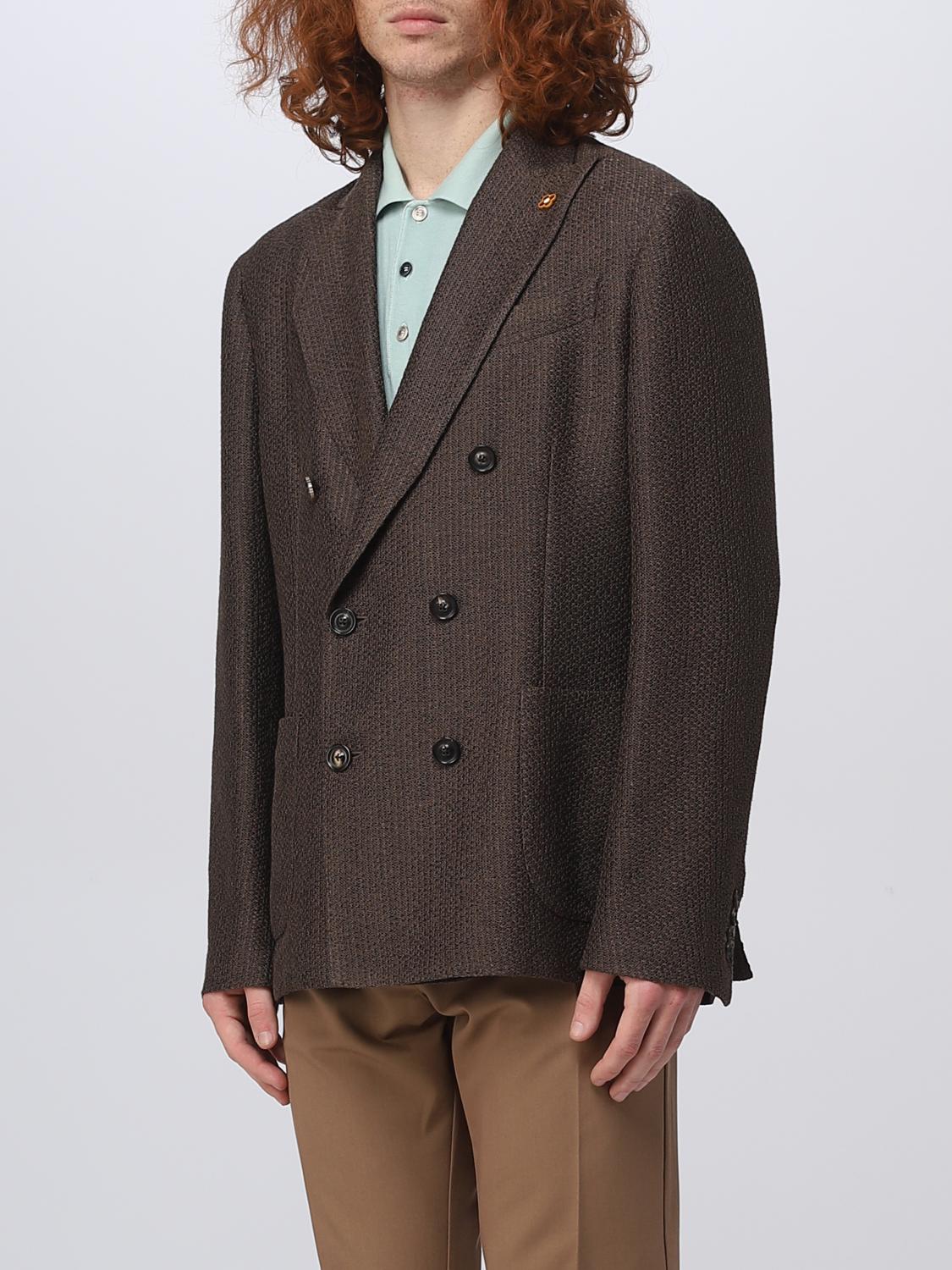 LARDINI BLAZER: Jacke herren Lardini, Braun - Img 3