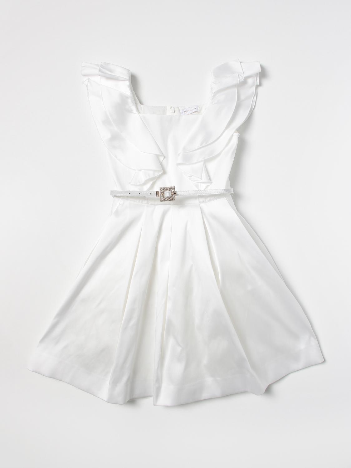 MONNALISA VESTIDO: Vestido niños Monnalisa, Crema - Img 1