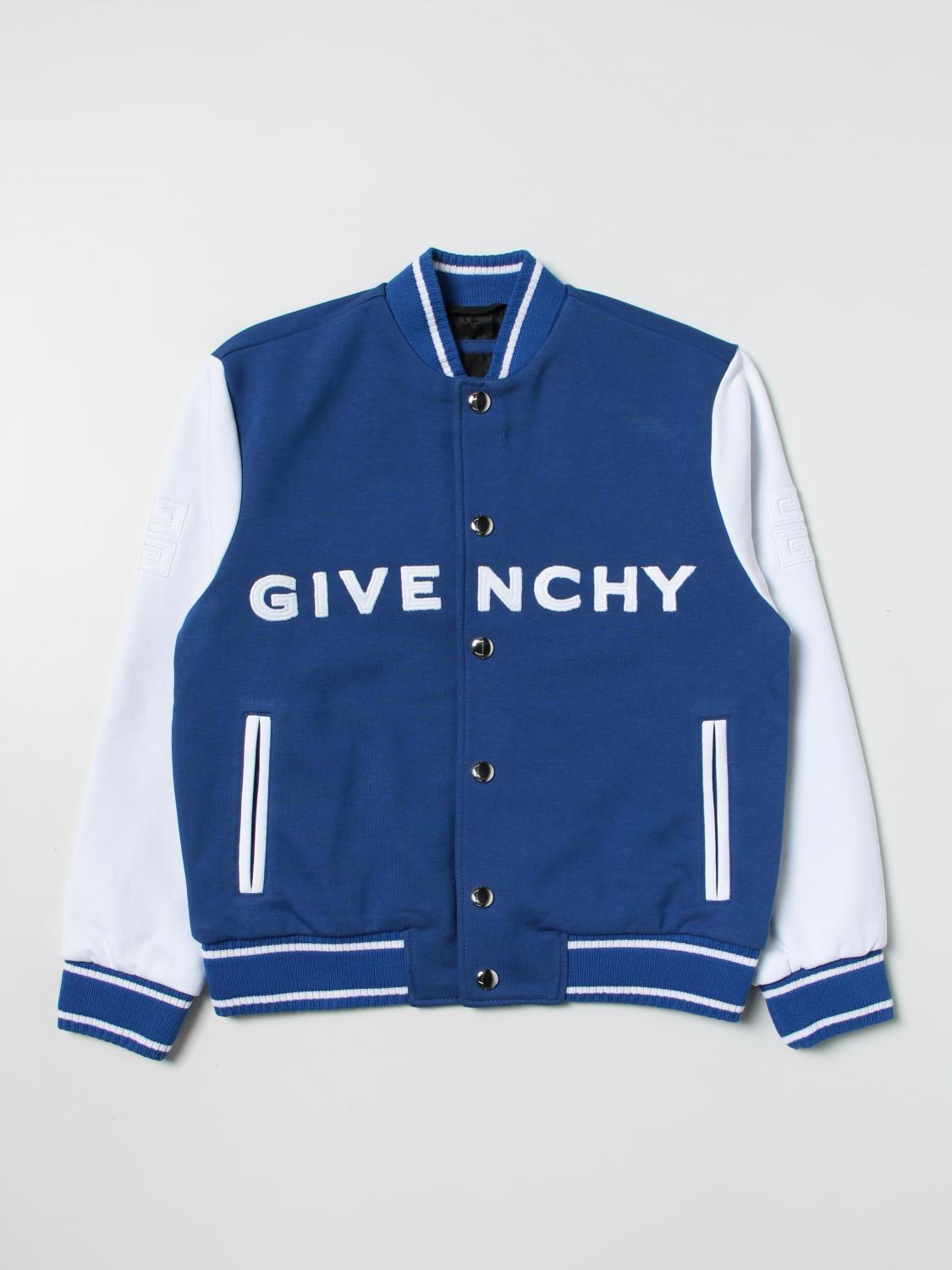 GIVENCHY Coat kids Blue Givenchy jacket H25438 online at GIGLIO.COM