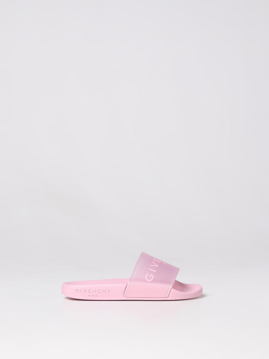 GIVENCHY SHOES: Givenchy rubber sliders, Pink - Img 1
