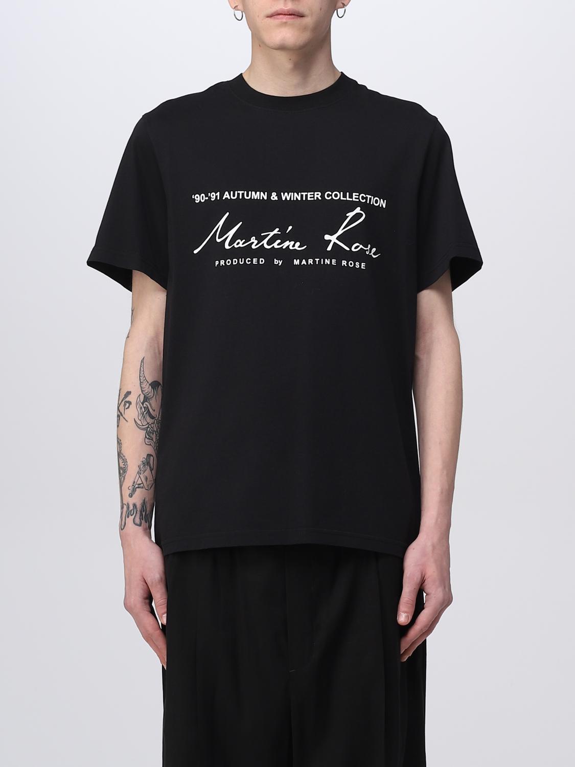 Martine Rose T-shirt men - Black | CMR603JC | GIGLIO.COM