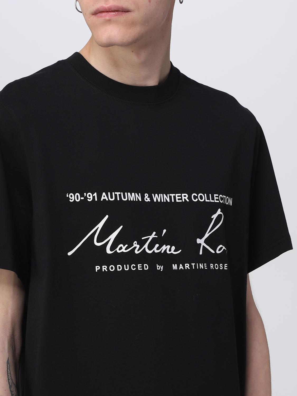 MARTINE ROSE：Tシャツ メンズ - ブラック | GIGLIO.COM