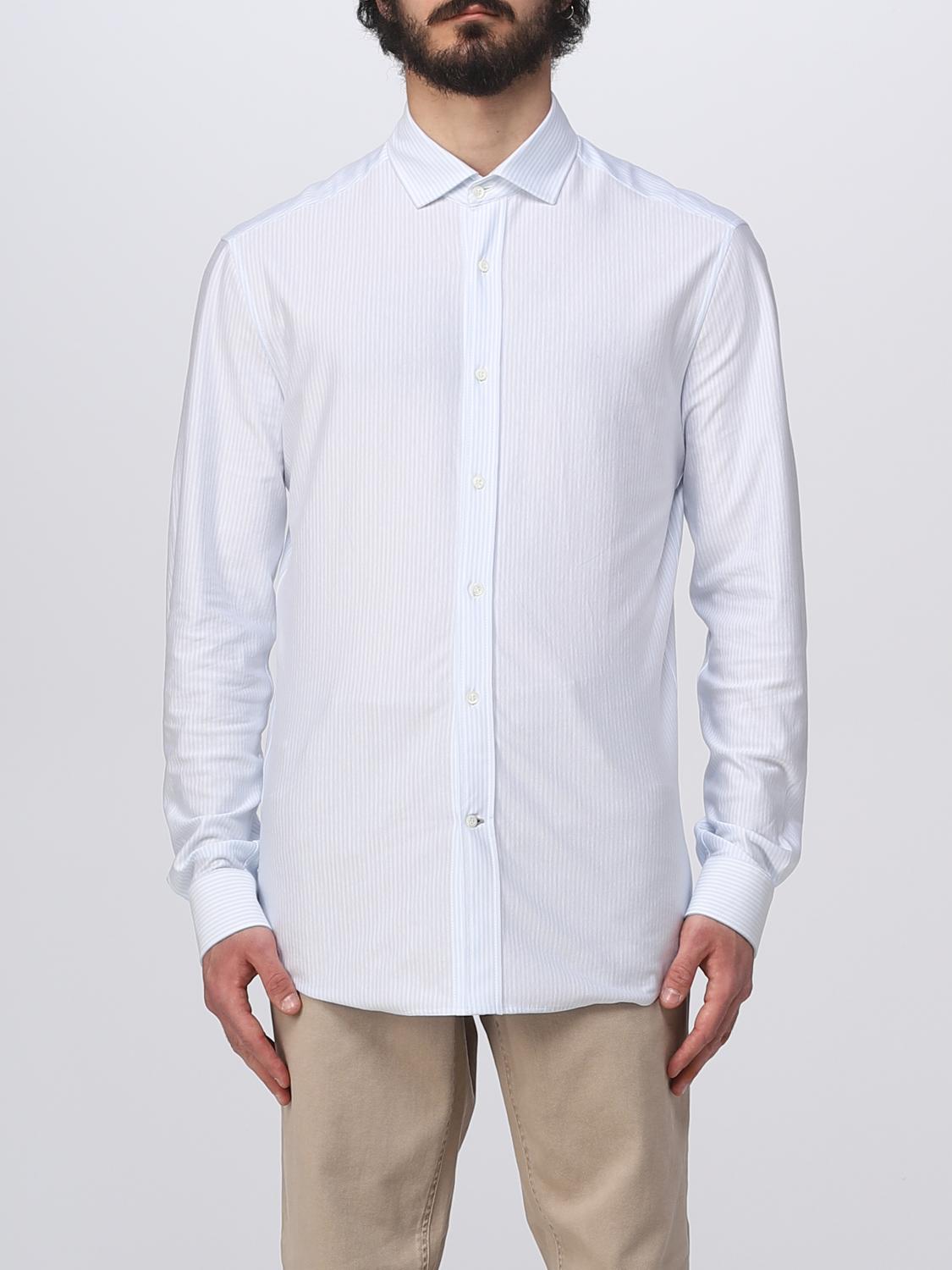 BRUNELLO CUCINELLI CAMICIA: Camicia Brunello Cucinelli in cotone, Bianco 2 - Img 1