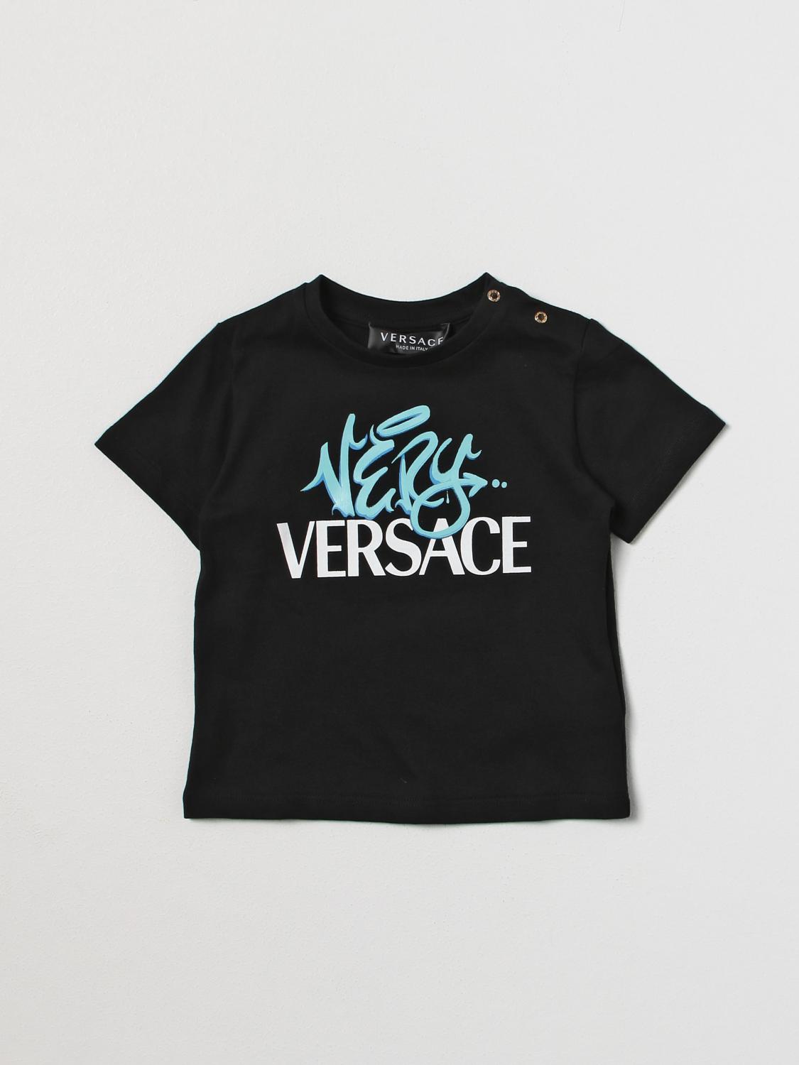 VERSACE BARBOTEUSE: Robe enfant Versace Young, Noir - Img 1