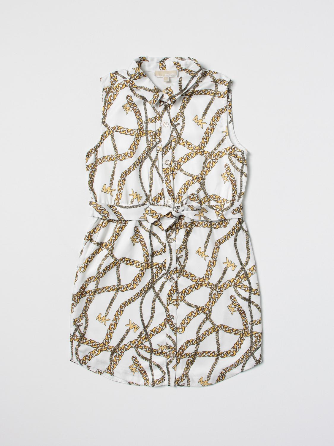 MICHAEL KORS VESTIDO: Vestido niños Michael Kors, Blanco - Img 1
