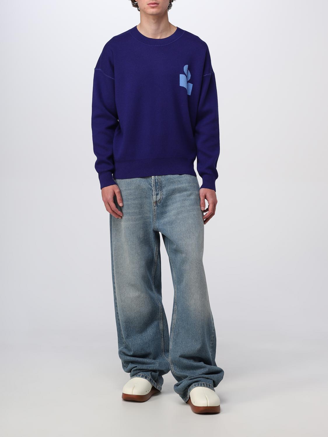 ISABEL MARANT SWEATER: Sweater men Isabel Marant, Blue - Img 2