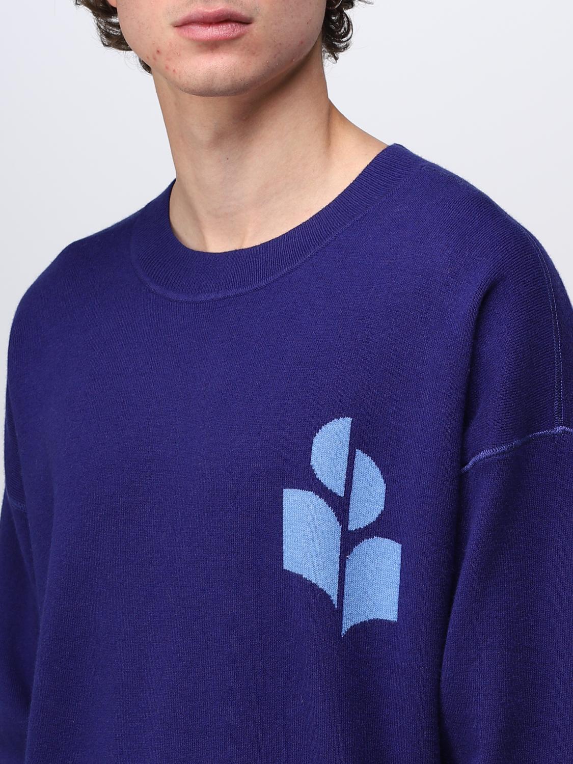 ISABEL MARANT SWEATER: Sweater men Isabel Marant, Blue - Img 4